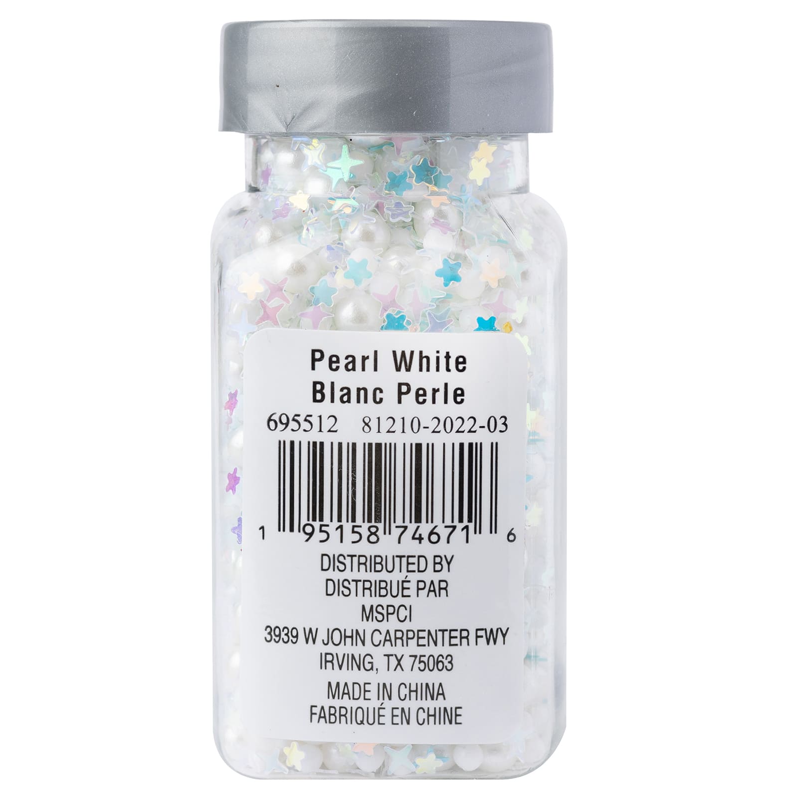 White Sparkle - Shimrin (1st Gen) Dry Sparkle Pearls, 2 oz Jar House of Kolor