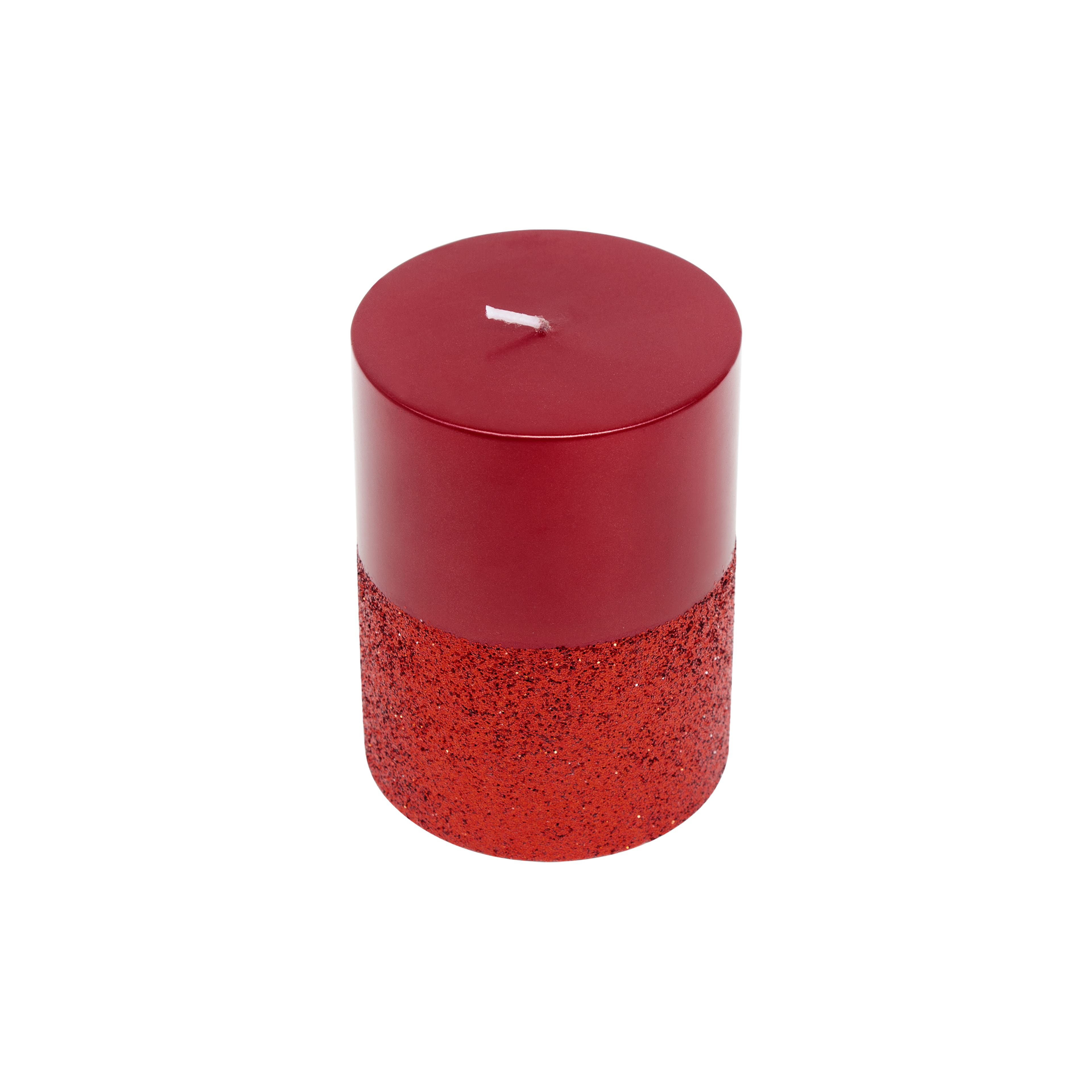 4&#x22; Metallic Red Unscented Pillar Candle by Ashland&#xAE;