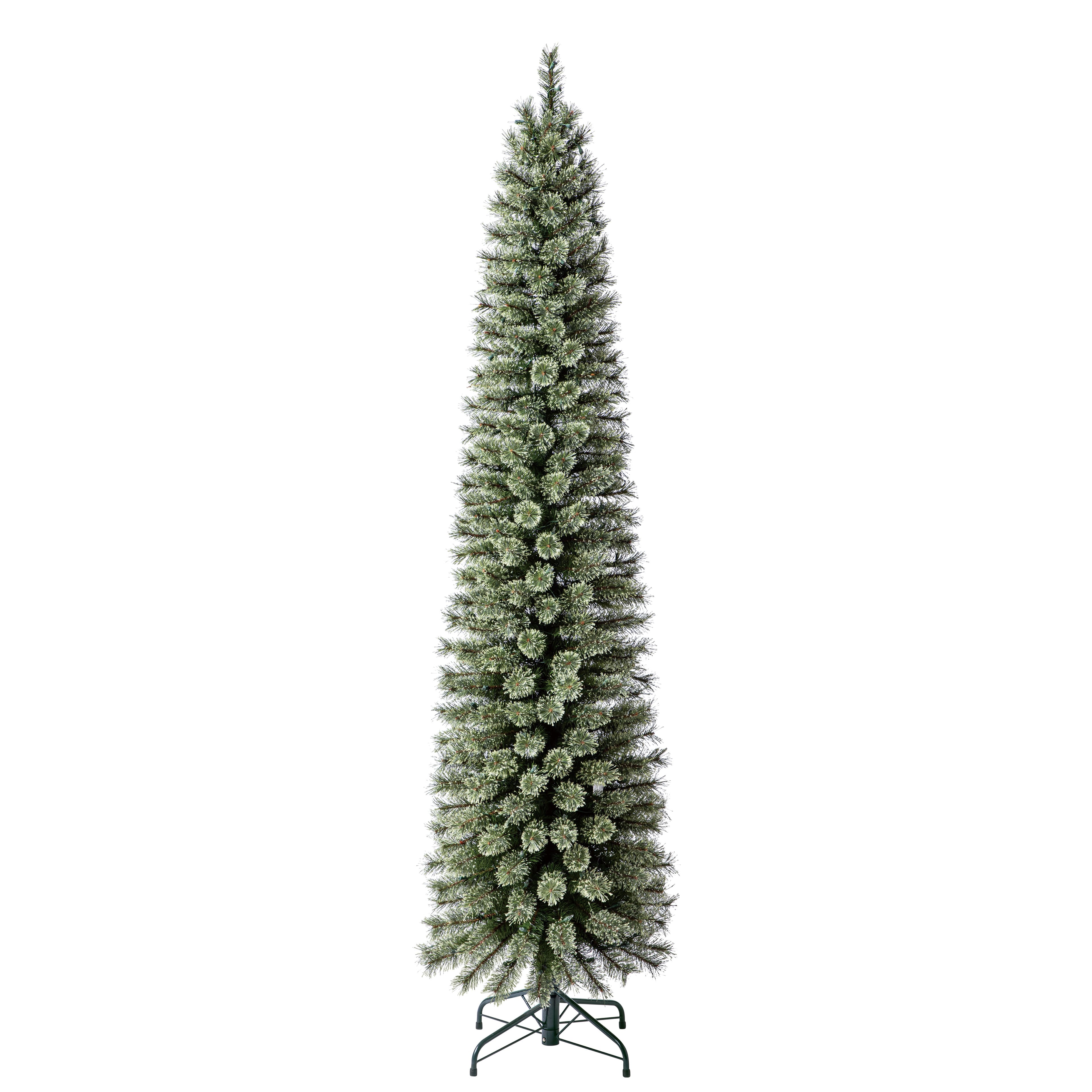 7ft. Pre-Lit Cashmere Pencil Artificial Christmas Tree, Clear Lights by Ashland&#xAE;