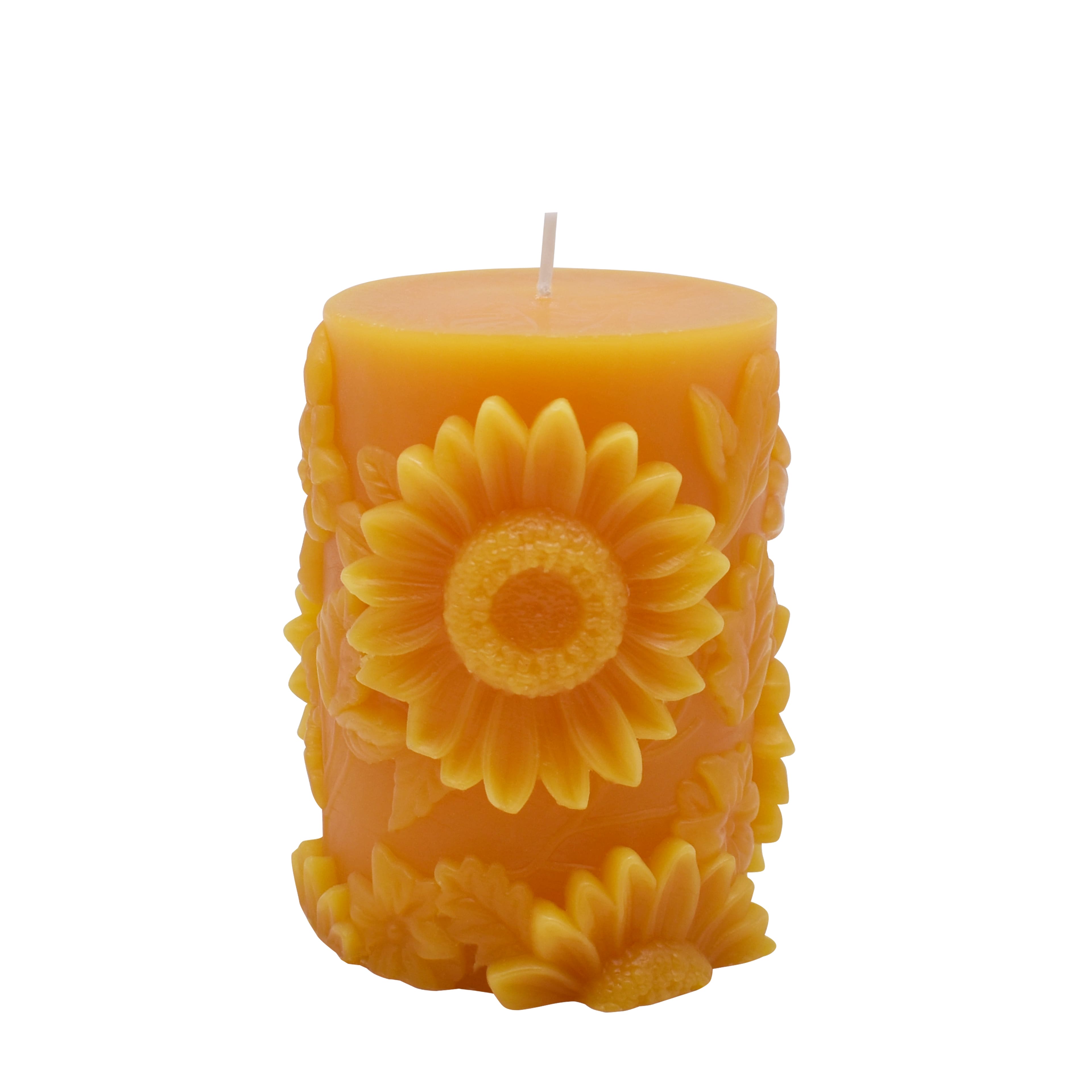 3&#x22; x 4&#x22; Scented Sunflower Pillar Candle by Ashland&#xAE;