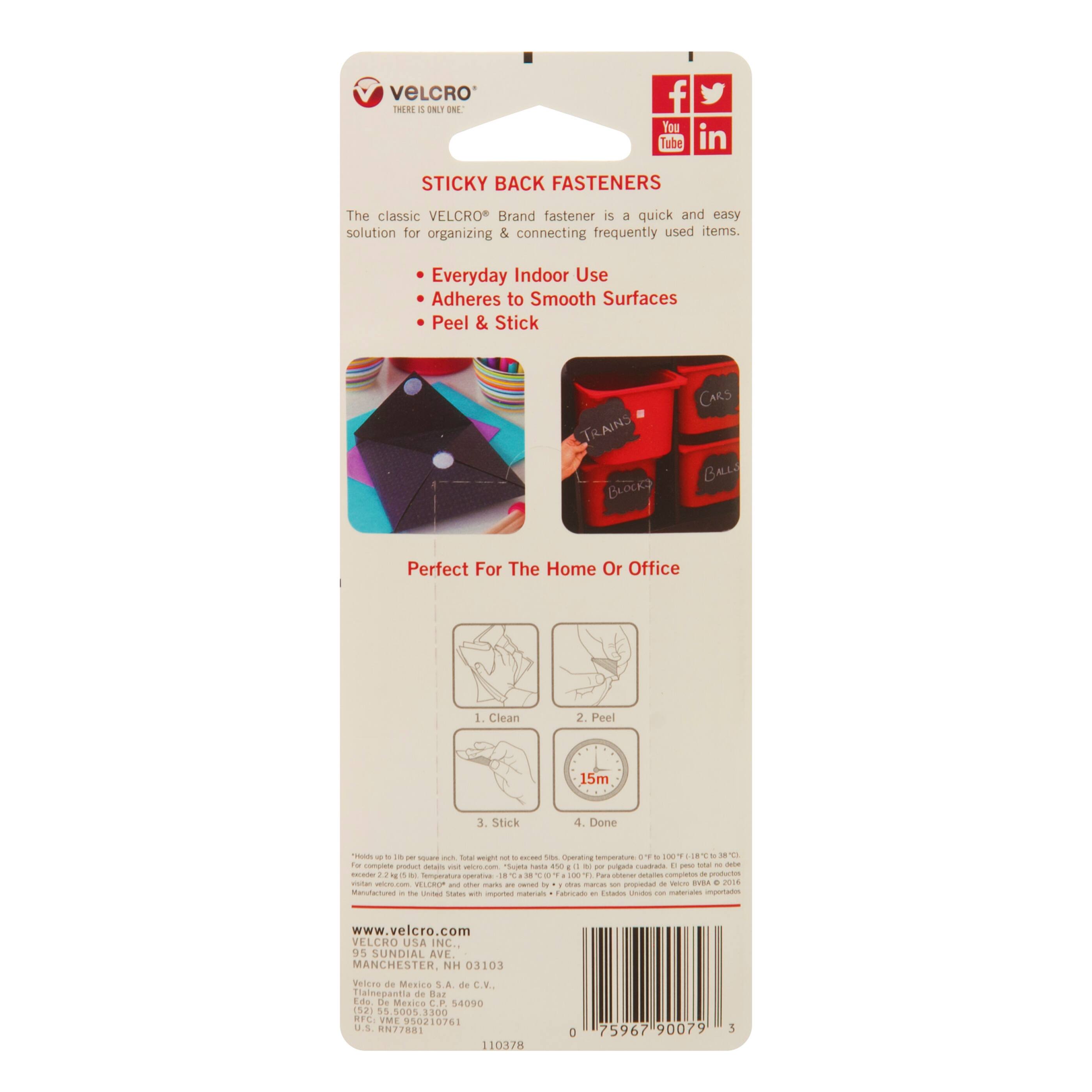 12 Pack: VELCRO® Brand Sticky Back White Tape, 18"