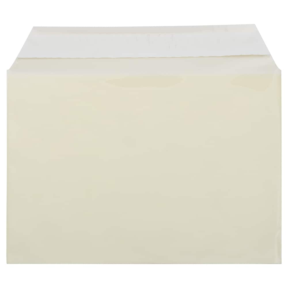 JAM Paper 5.063" x 7.188" Cello Sleeves with Self Adhesive Closures, 100ct.