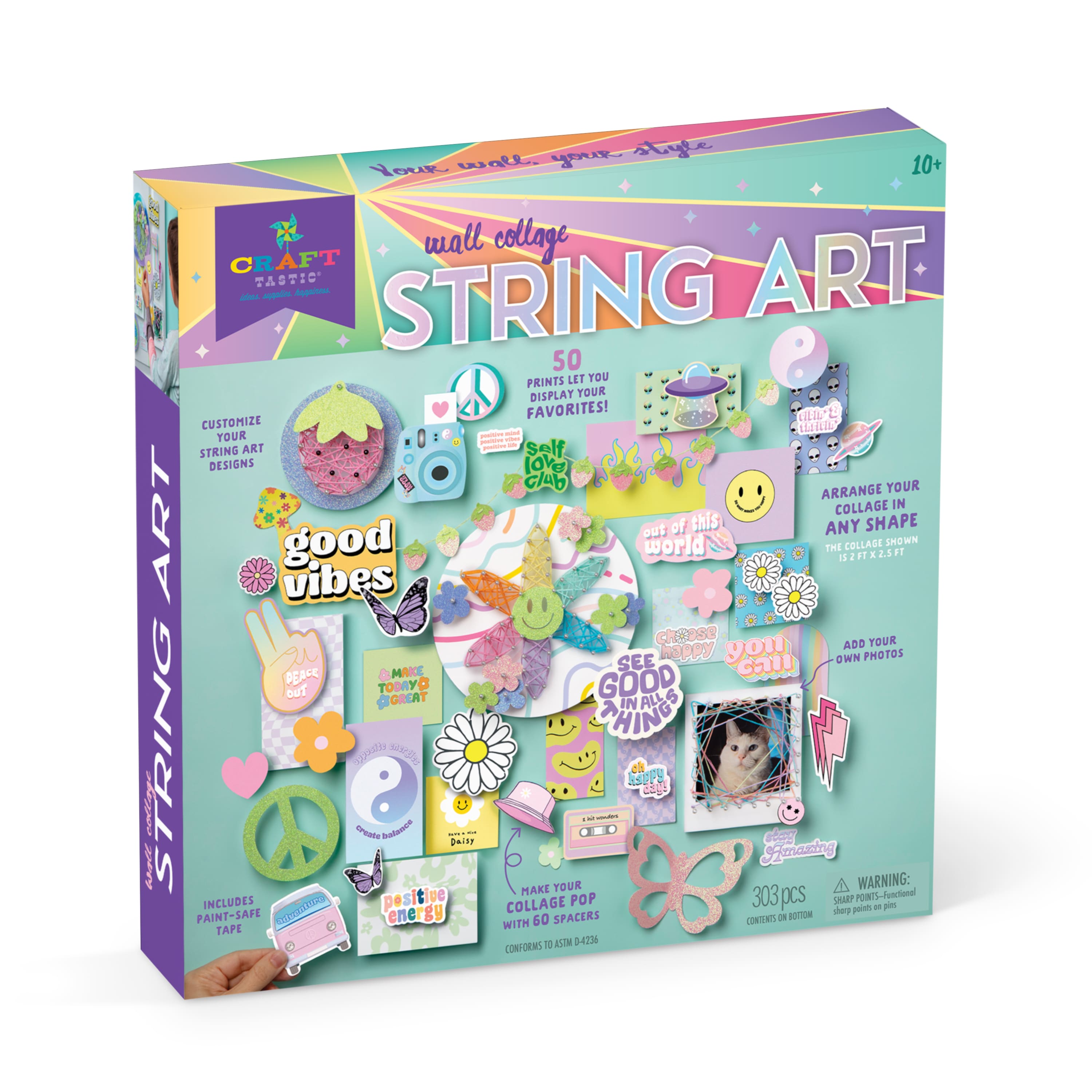 Craft-Tastic® Wall Collage String Art