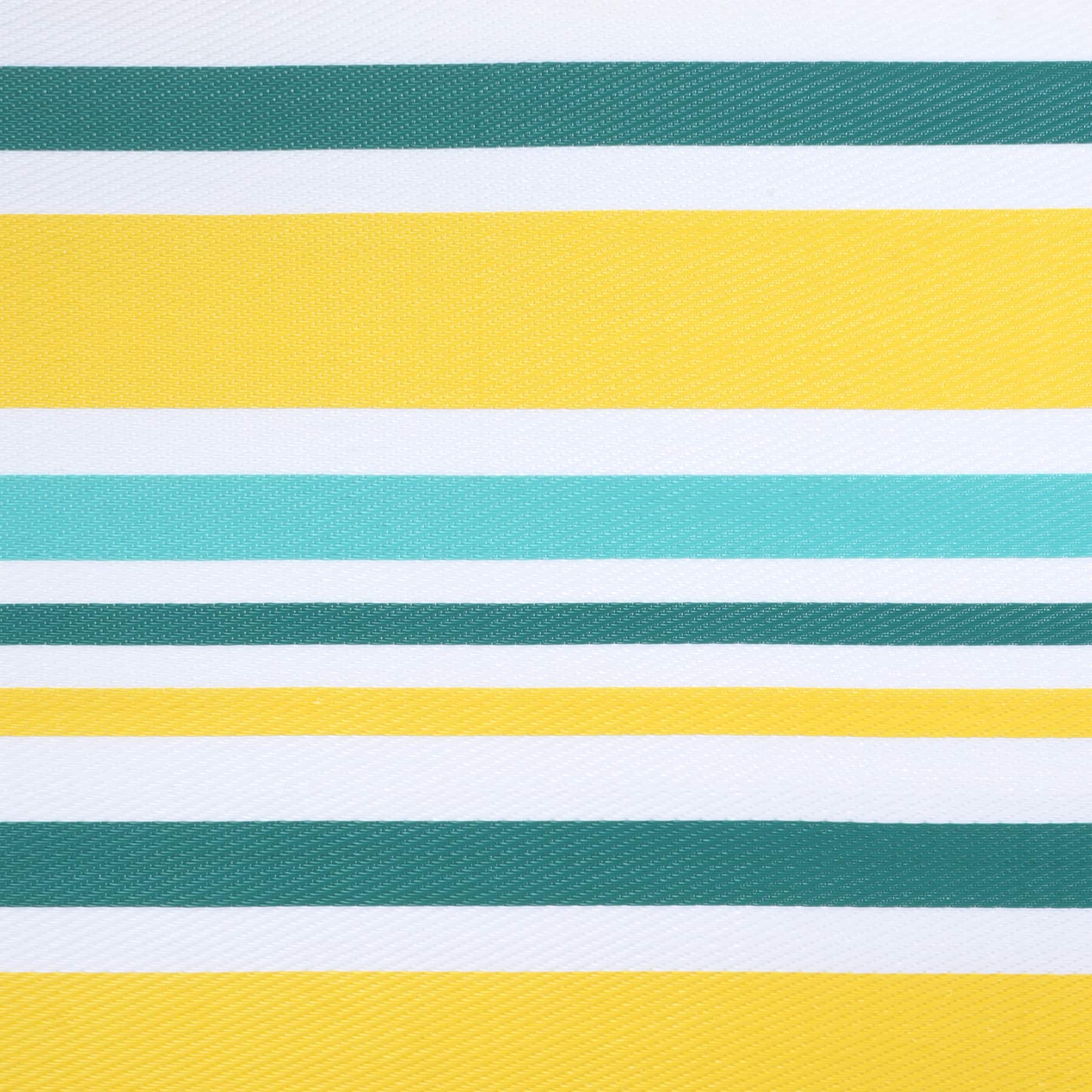 Blue &#x26; Yellow Stripe Outdoor Rug by Ashland&#xAE; 