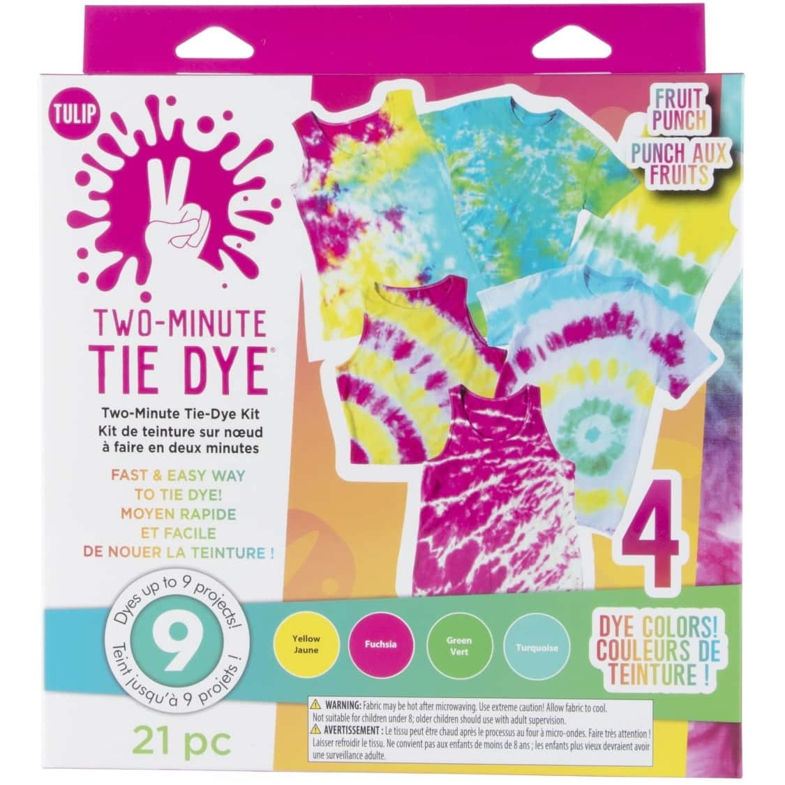 Tulip&#xAE; Fruit Punch Two-Minute Tie-Dye Color Kit