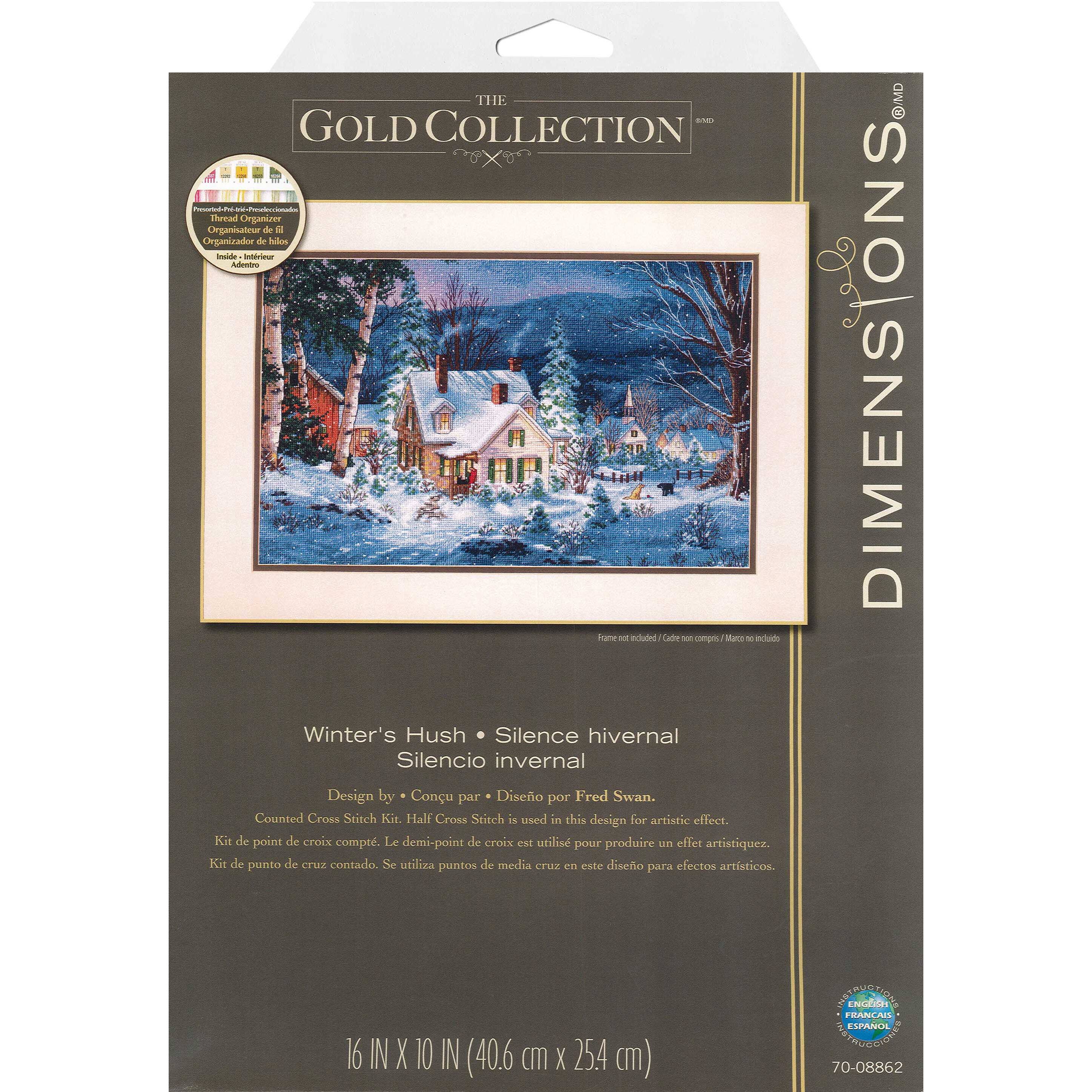 Dimensions Winters Hush Cross Stitch Kit