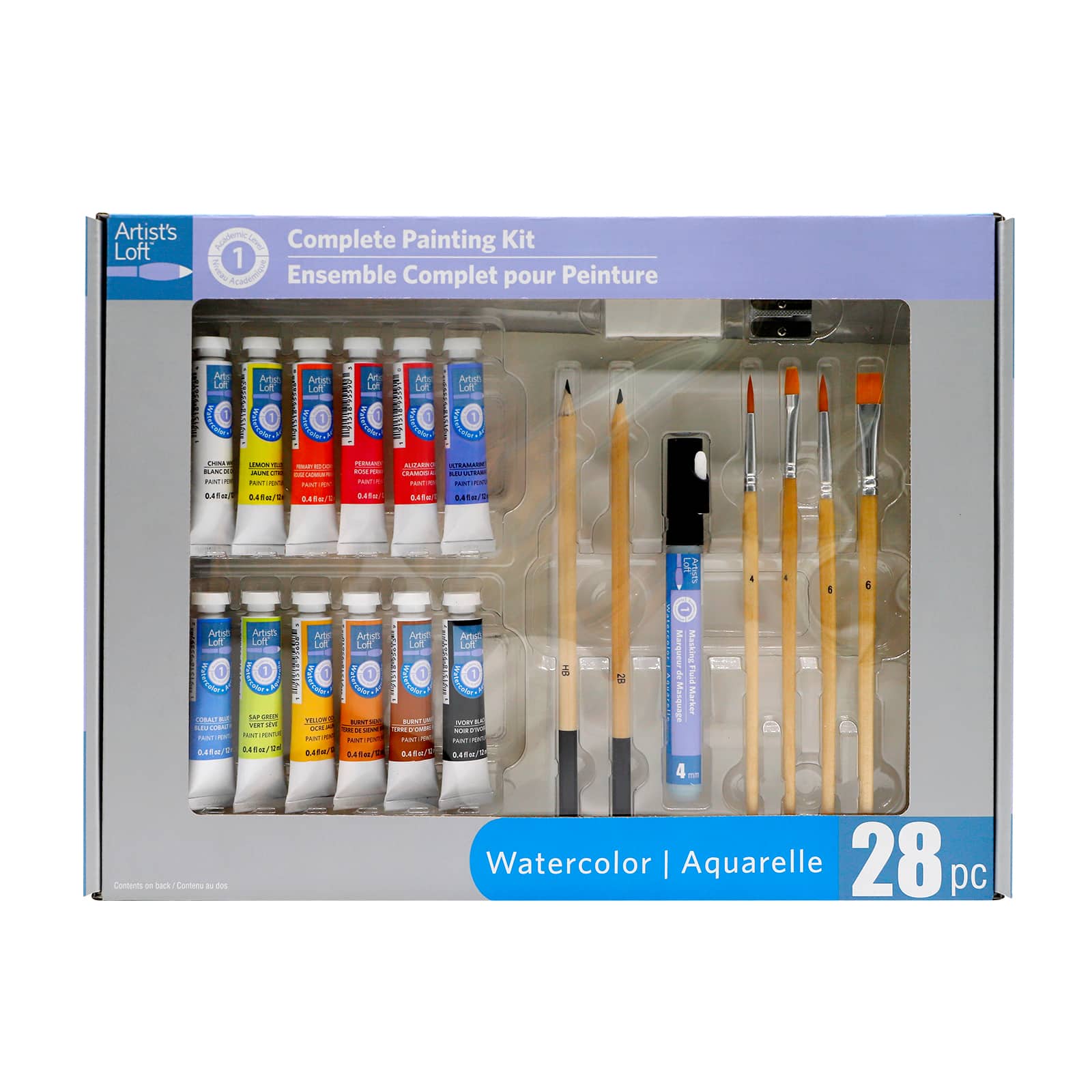 Level 1 Complete Watercolor Painting Set by Artist's Loft™