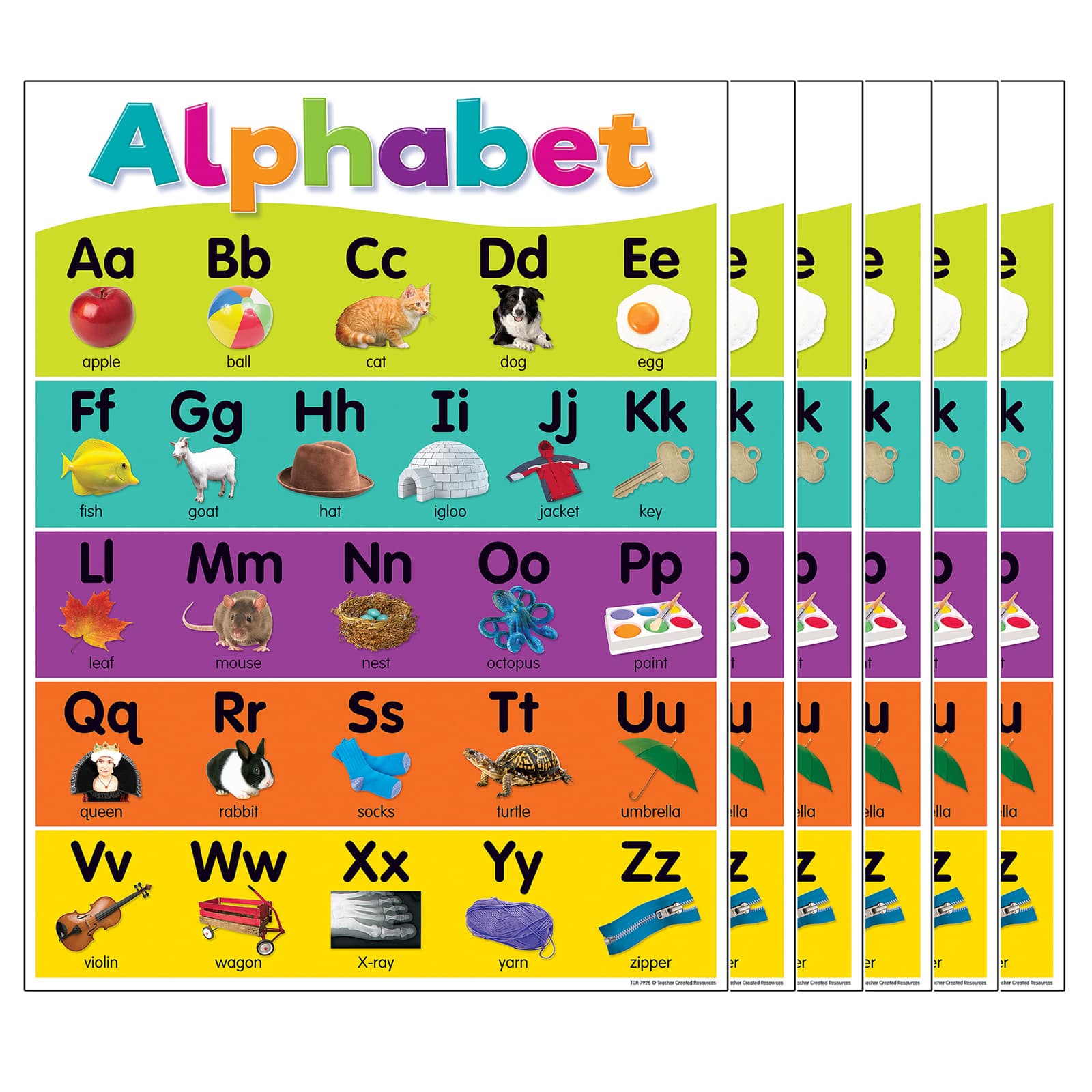 teacher created resources alphabet chart 6ct at michaels