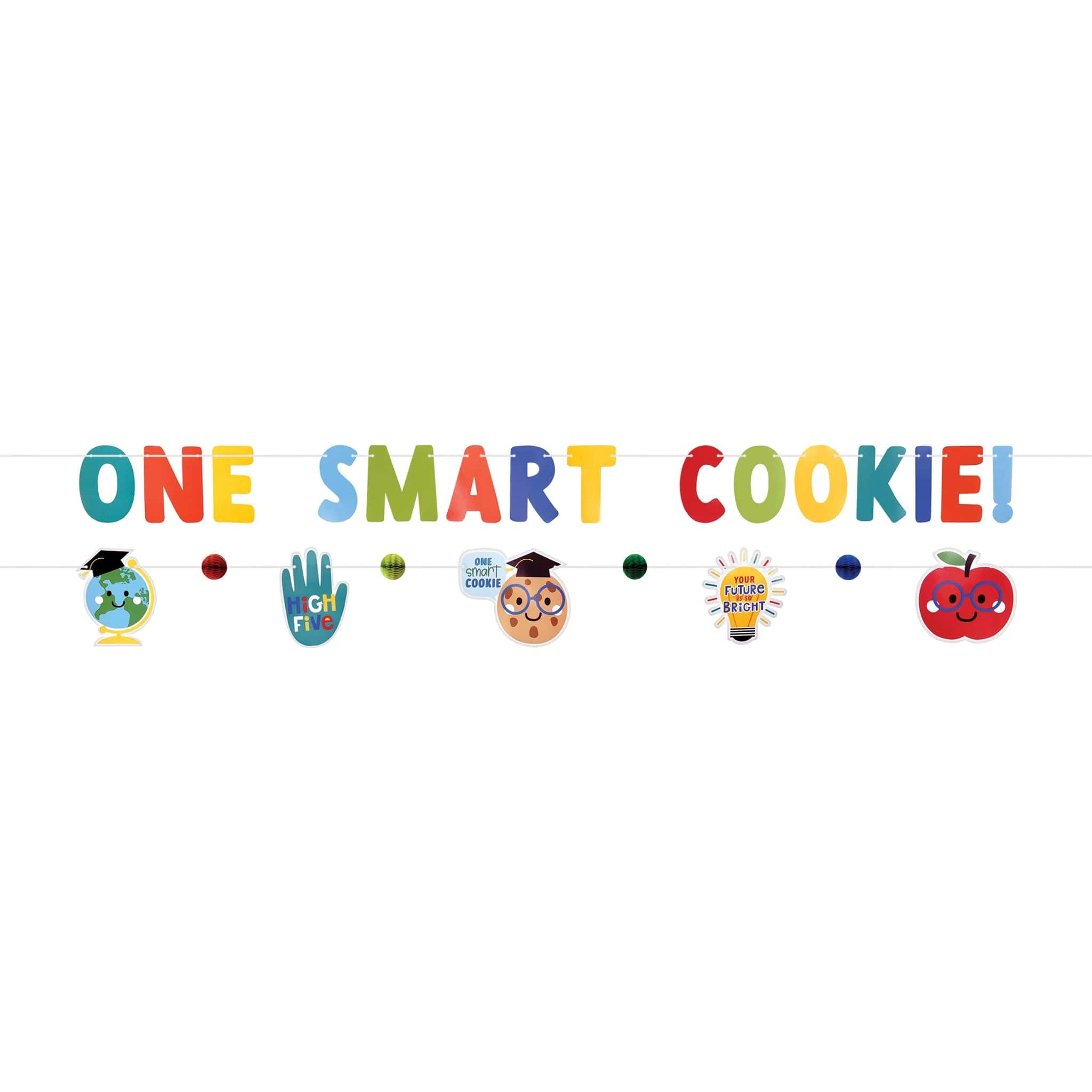 12ft. Graduation Fun One Smart Cookie Graduation Banner Set