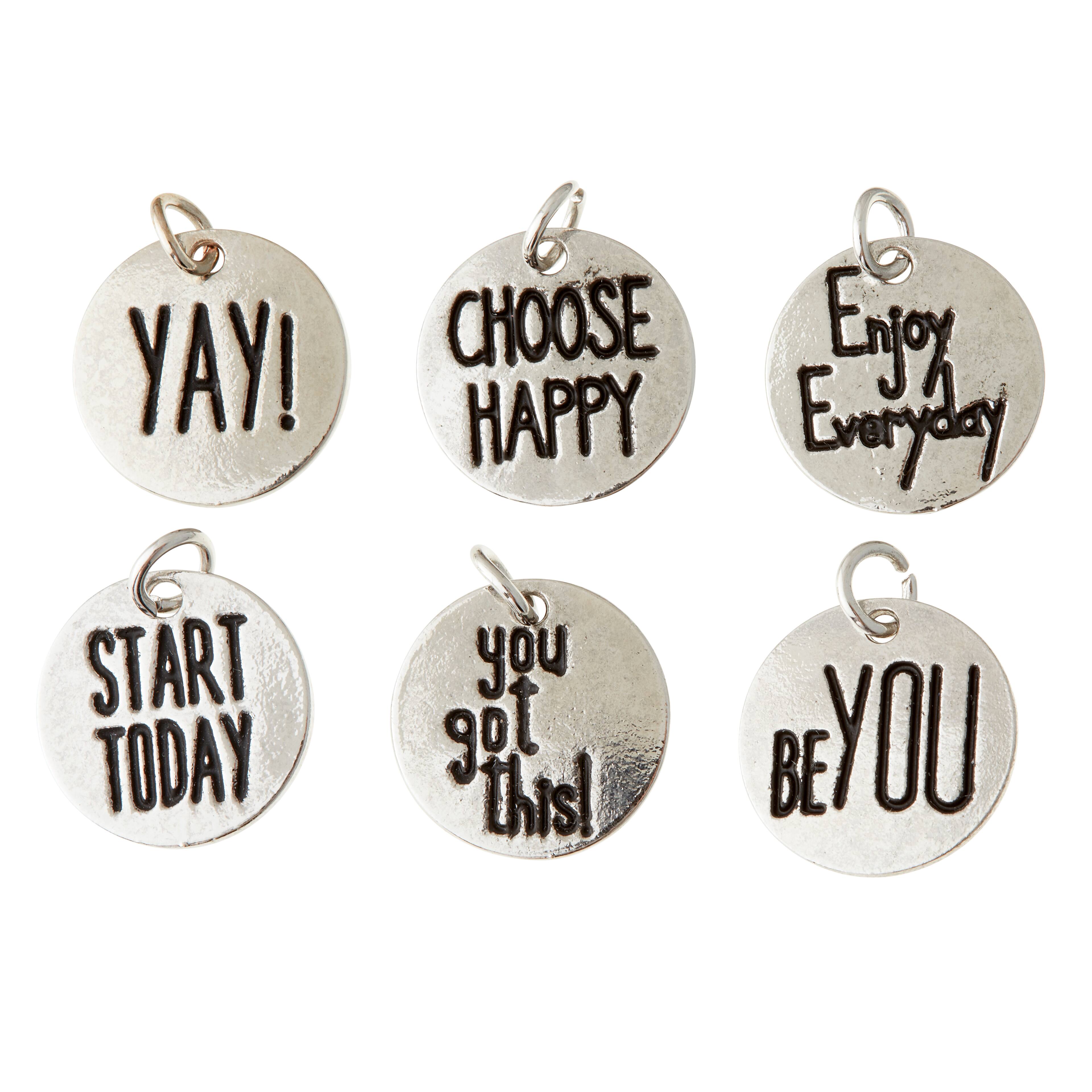 12 Packs: 6 ct. (72 total) Enjoy Everyday Charms by Bead Landing™