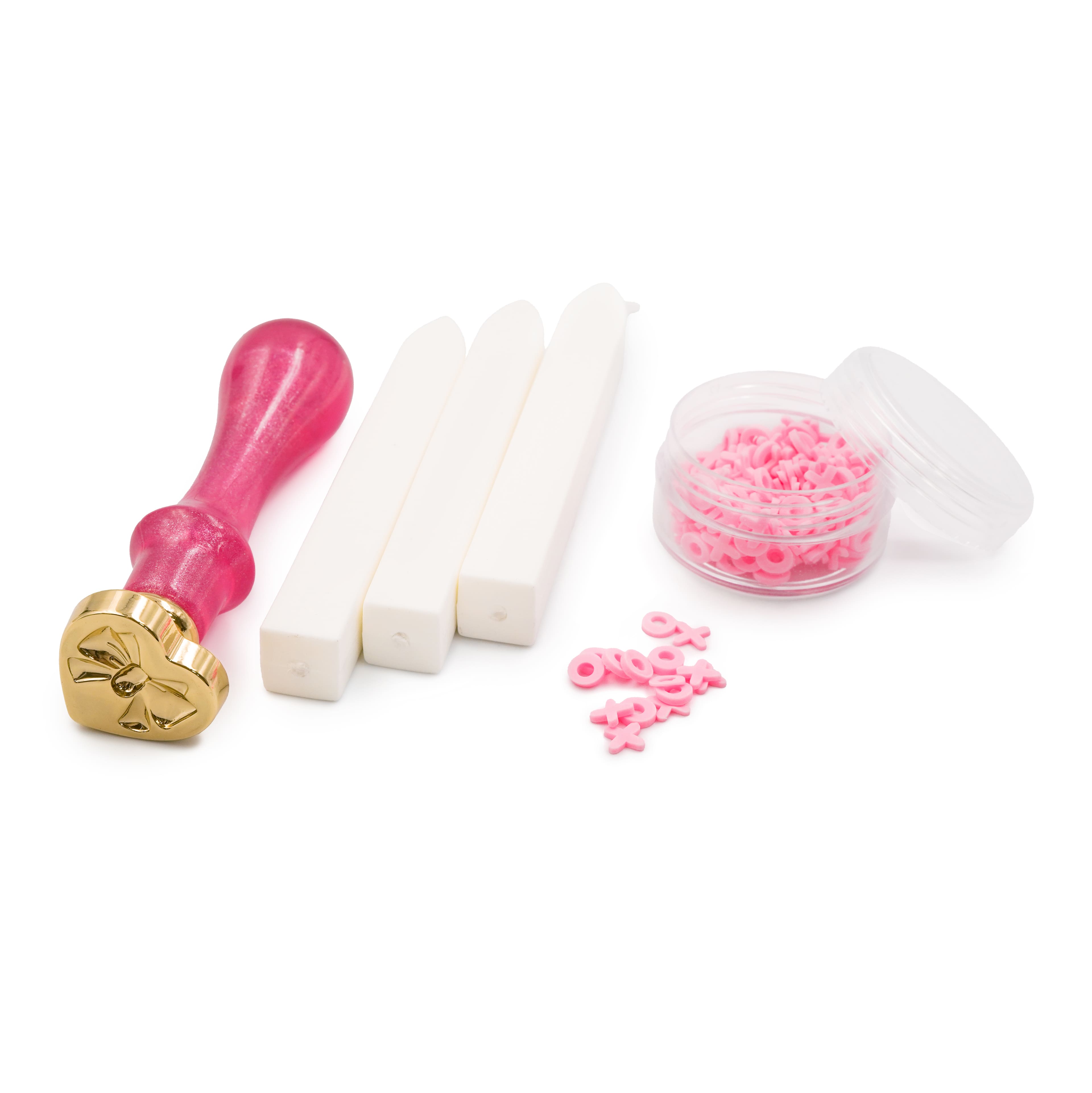 Valentine&#x27;s Day Bow Sealing Wax Stamp Kit by Recollections&#x2122;