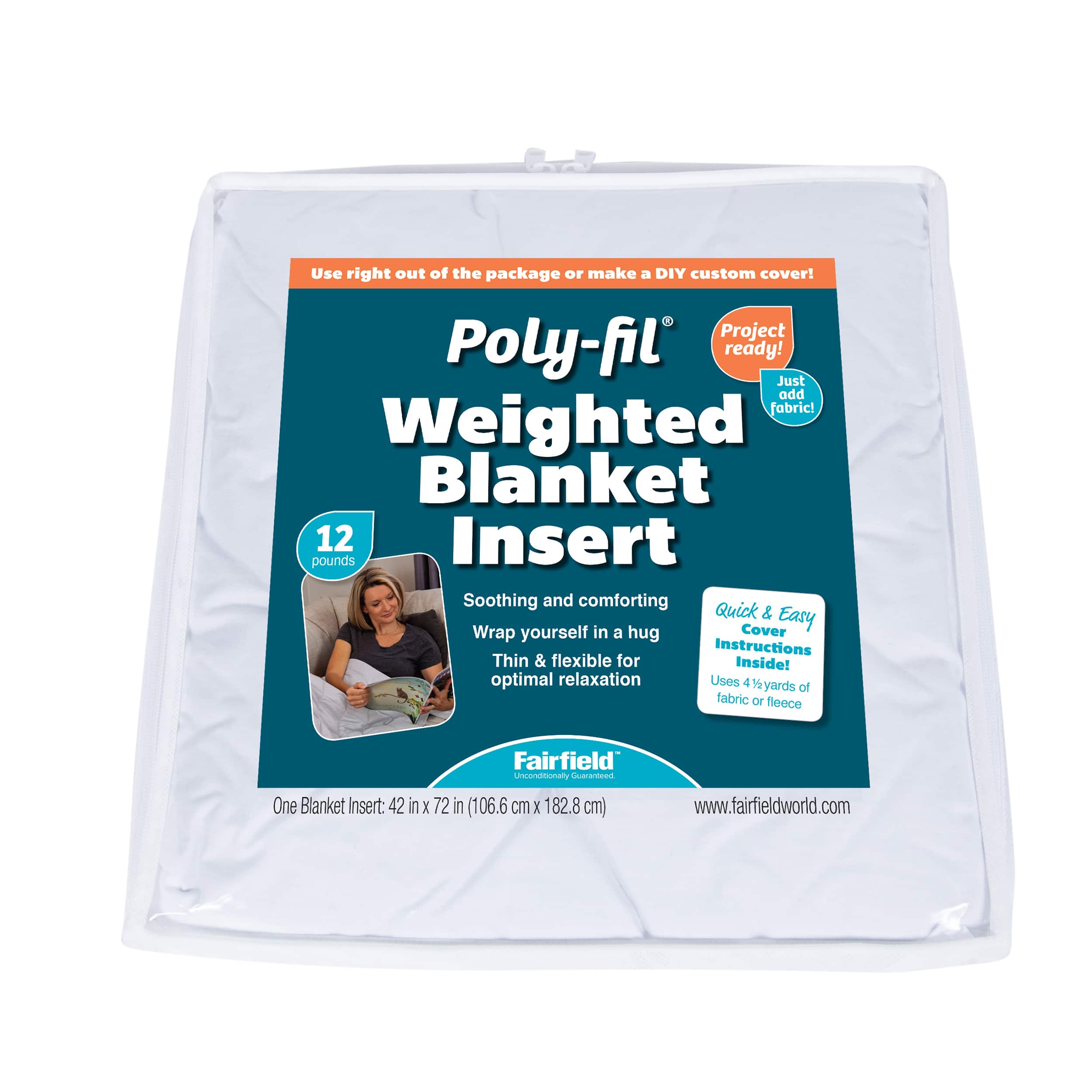 Poly-Fil® 12lb. Weighted Blanket Insert