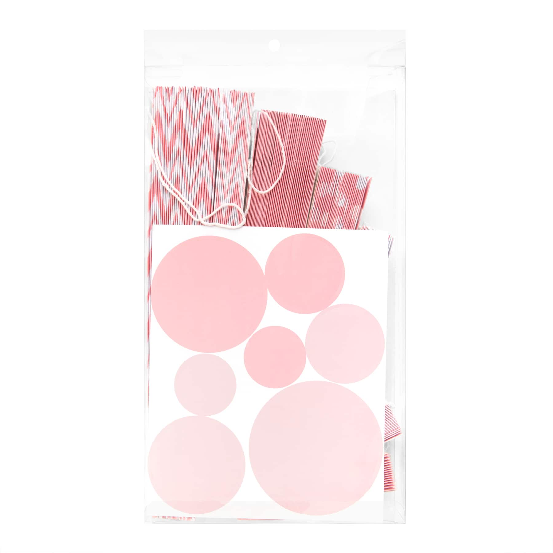 6 Packs: 7 ct. (42 total) Pink Paper Rosettes Kit by Celebrate It&#xAE; Entertaining