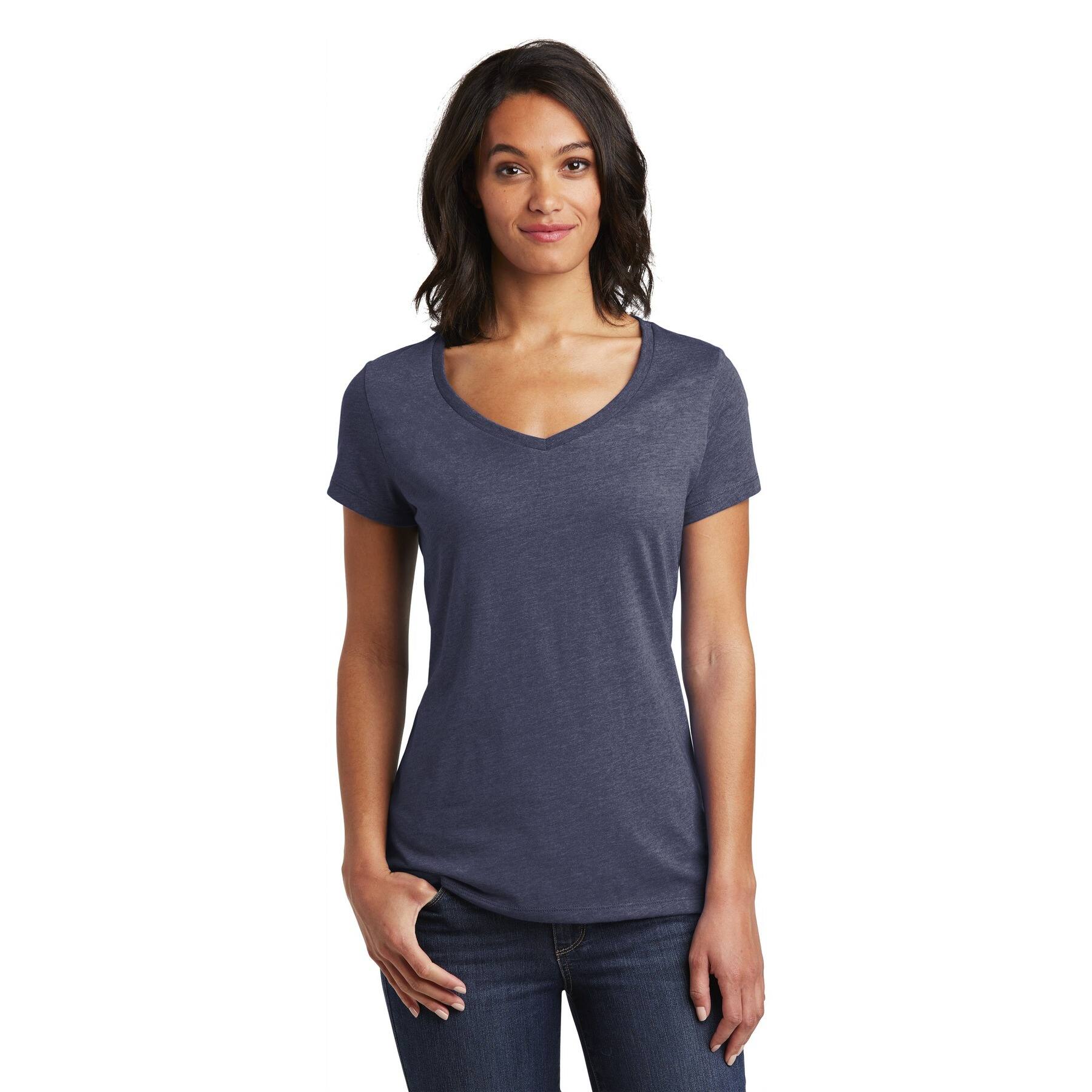 District® Very Important Tee® Heathered Women's V-Neck T-Shirt
