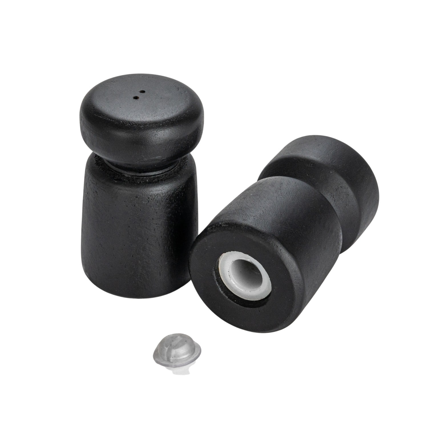 Hello Honey® Black Mango Wood Salt & Pepper Shakers Set