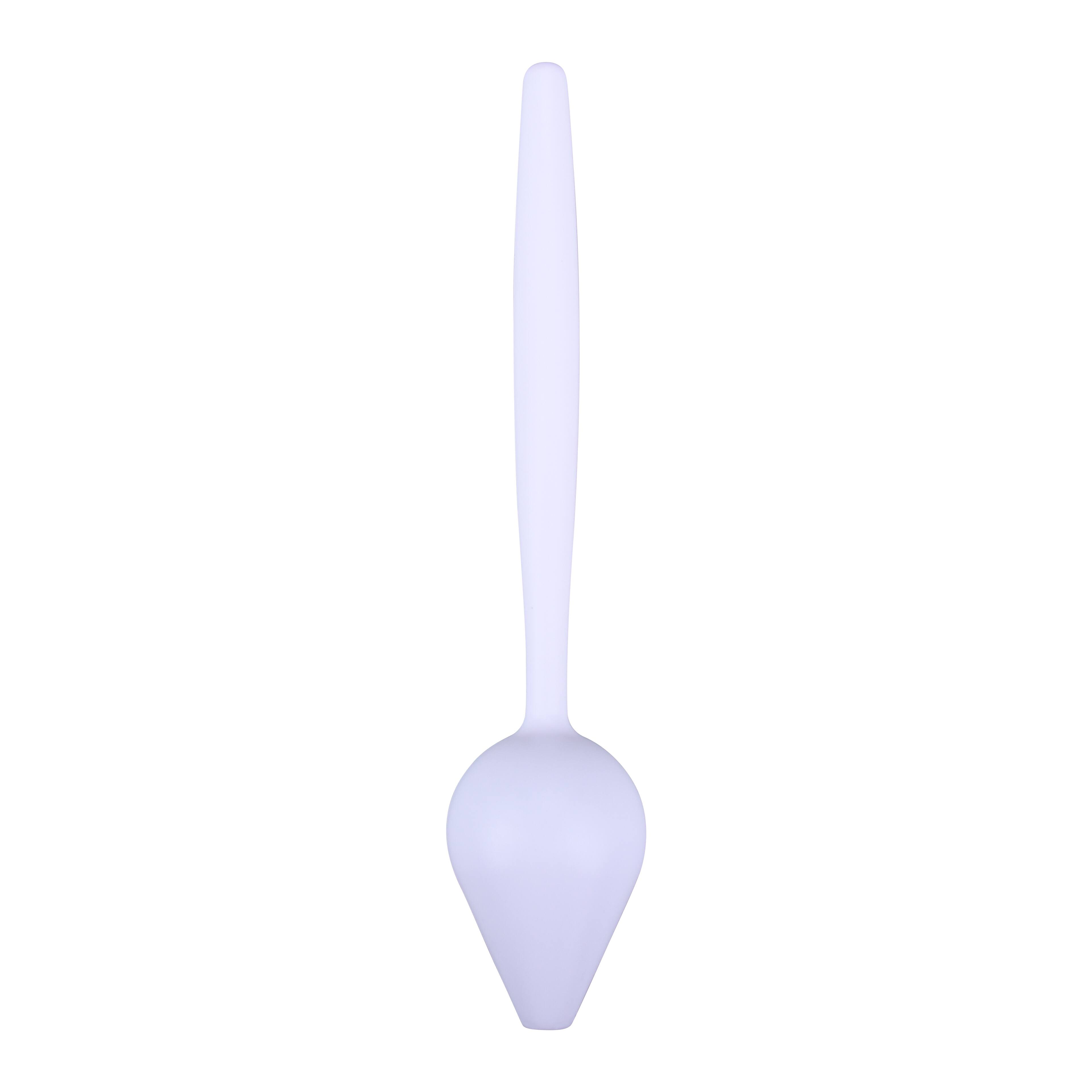 9&#x22; White Drizzle Scoop by Makery&#x2122;