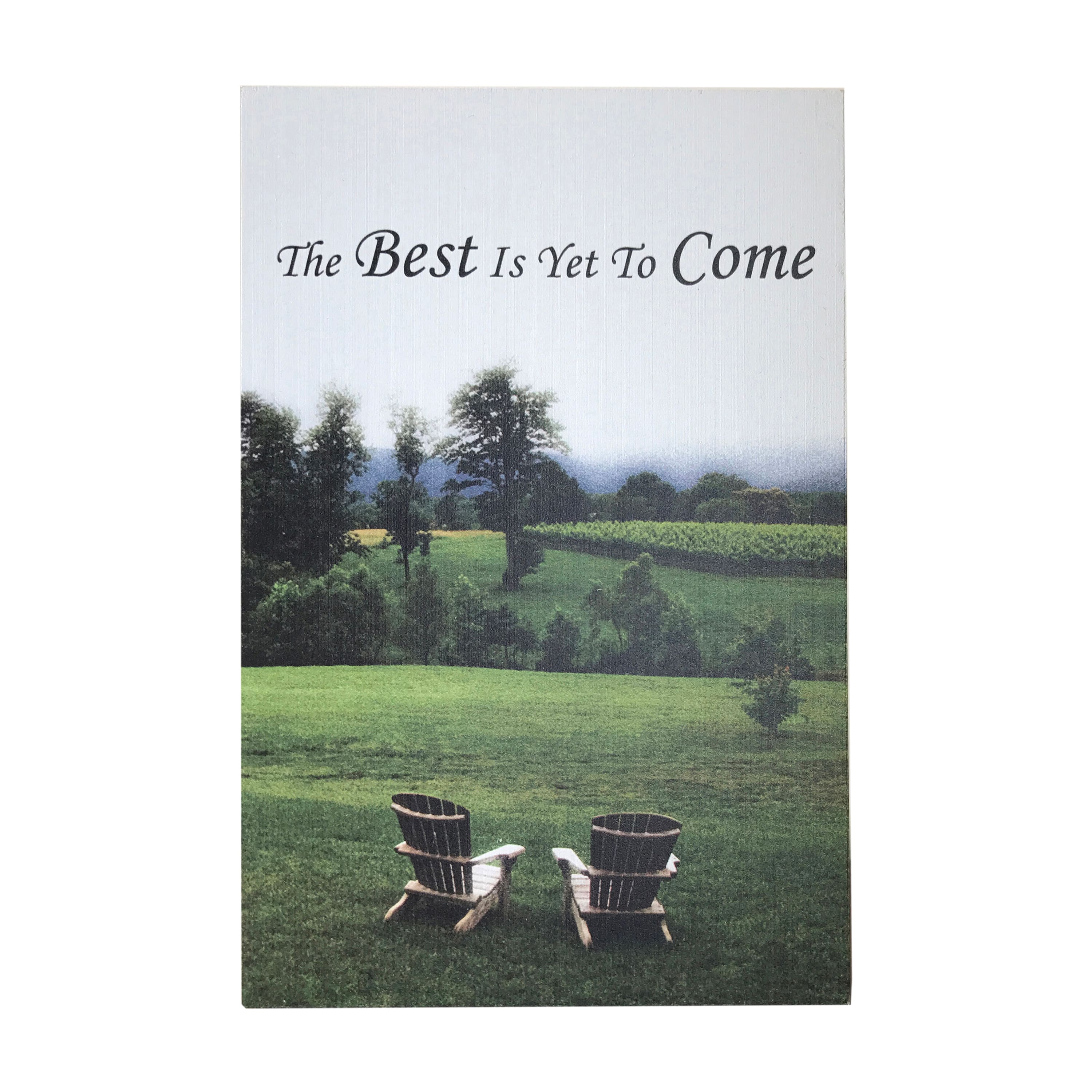 Lela &#x26; Ollie The Best is Yet To Come Plaque with Easel