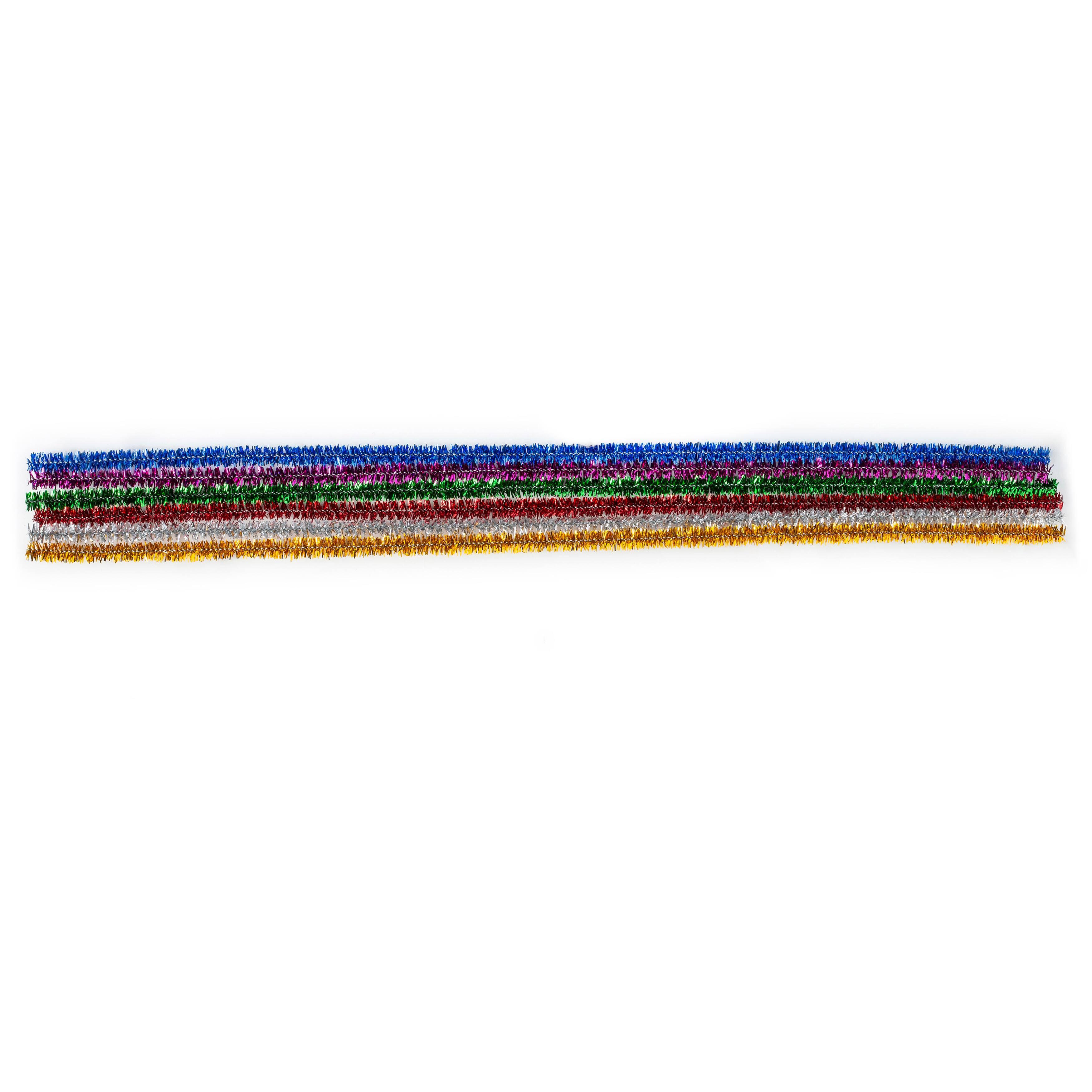 12 Packs: 100 ct. (1,200 total) Glitter Chenille Pipe Cleaners by Creatology™
