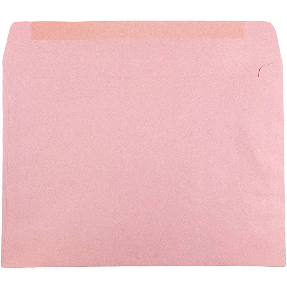 JAM Paper 9&#x22; x 12&#x22; Baby Pink Pastel Booklet Premium Envelopes, 25ct.