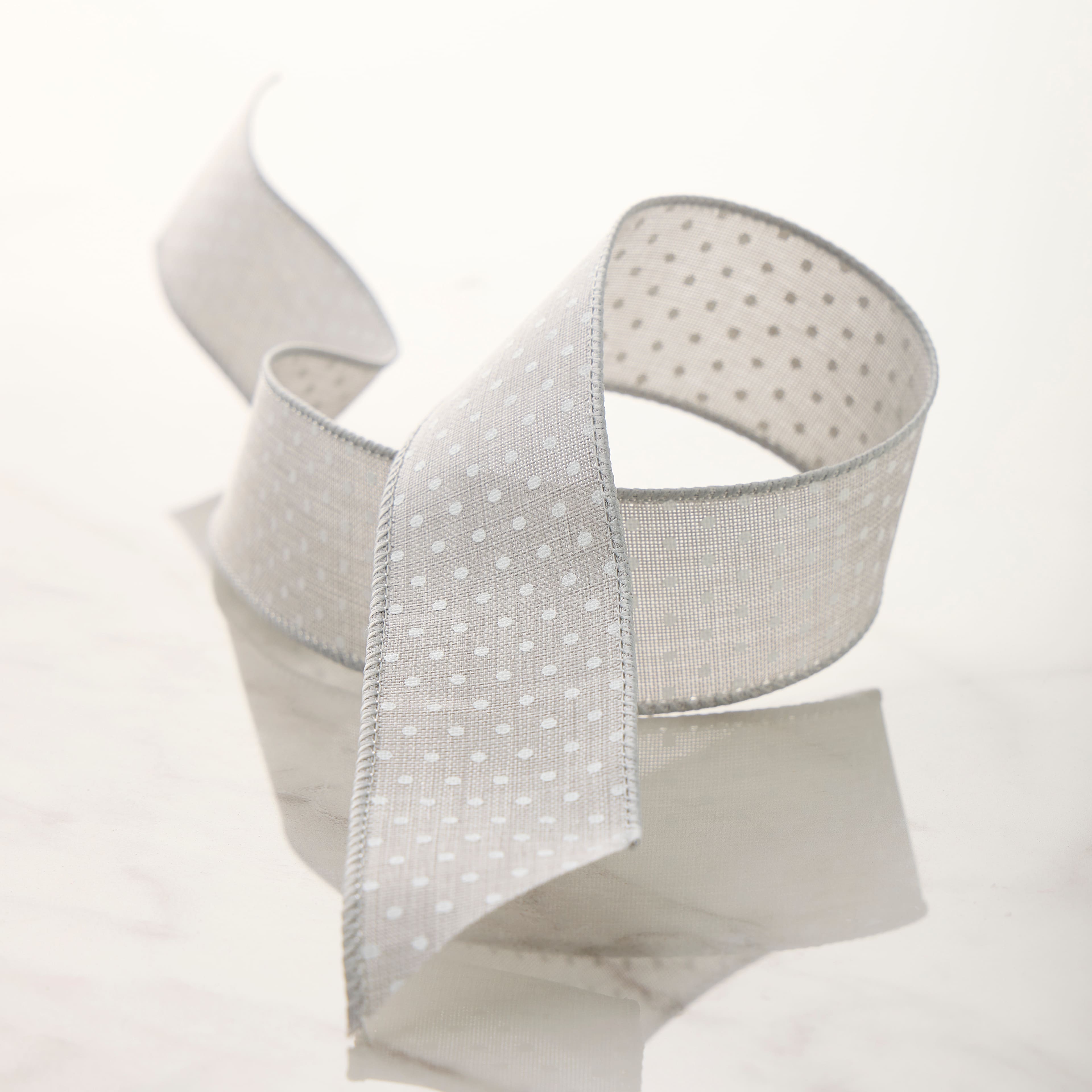 1.5&#x22; x 3yd. Wired Polka Dot Ribbon by Celebrate It&#x2122; Classic