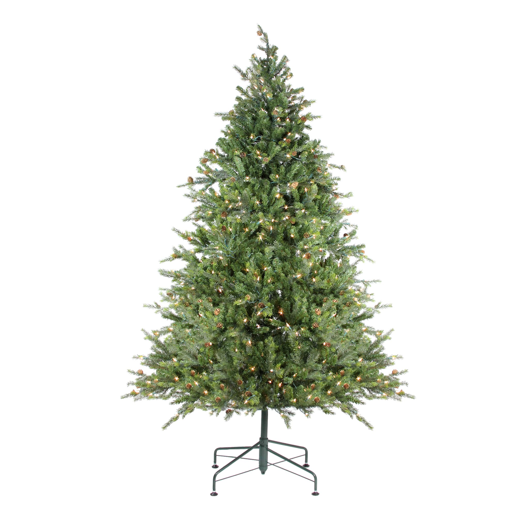 6.5ft. Pre-Lit Real Touch&#x2122;&#xFE0F; Hunter Fir Artificial Christmas Tree, Clear Lights