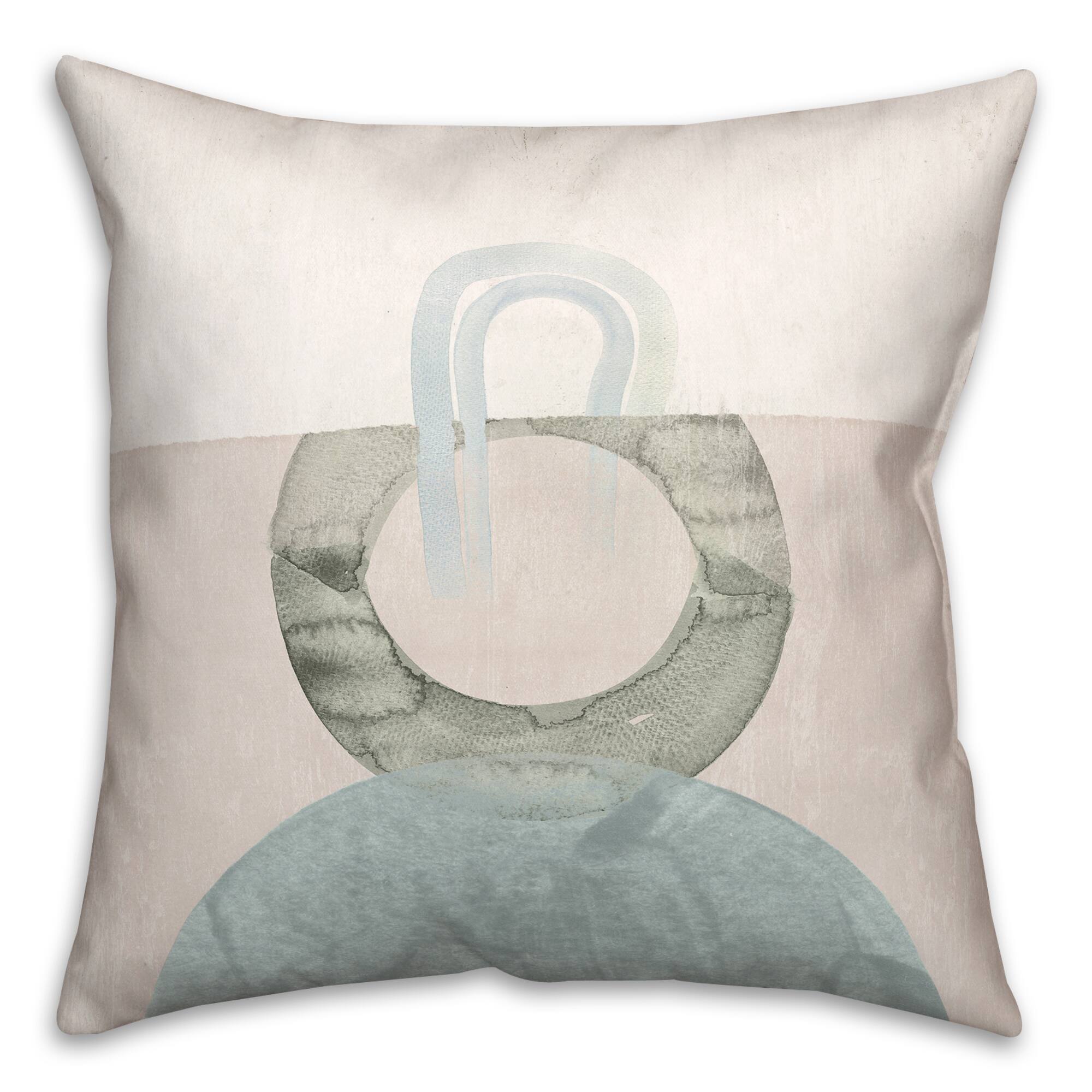 Chic Urban Abstract II 18" x 18" Throw Pillow