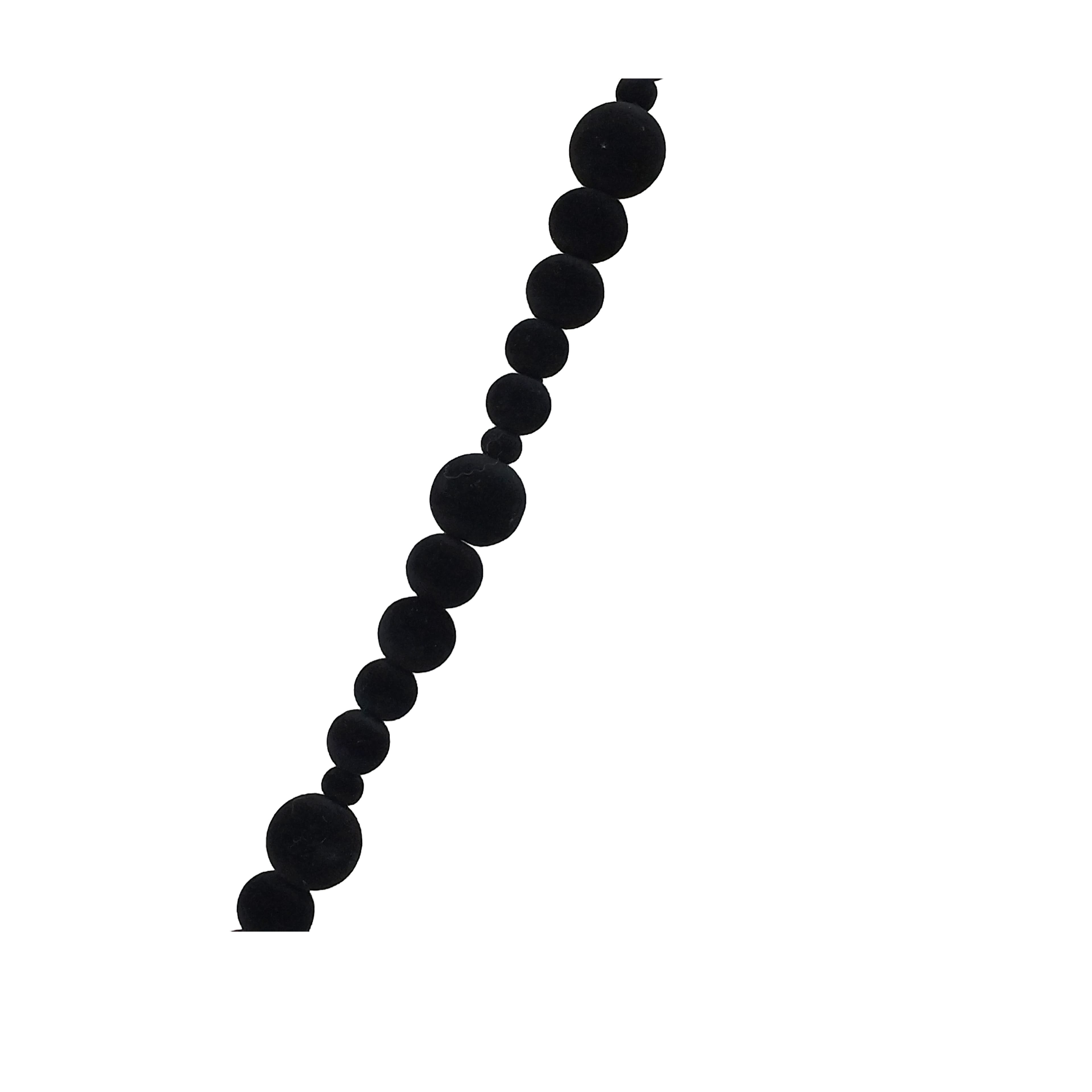 6ft. Black Wood Bead Garland by Ashland&#xAE;