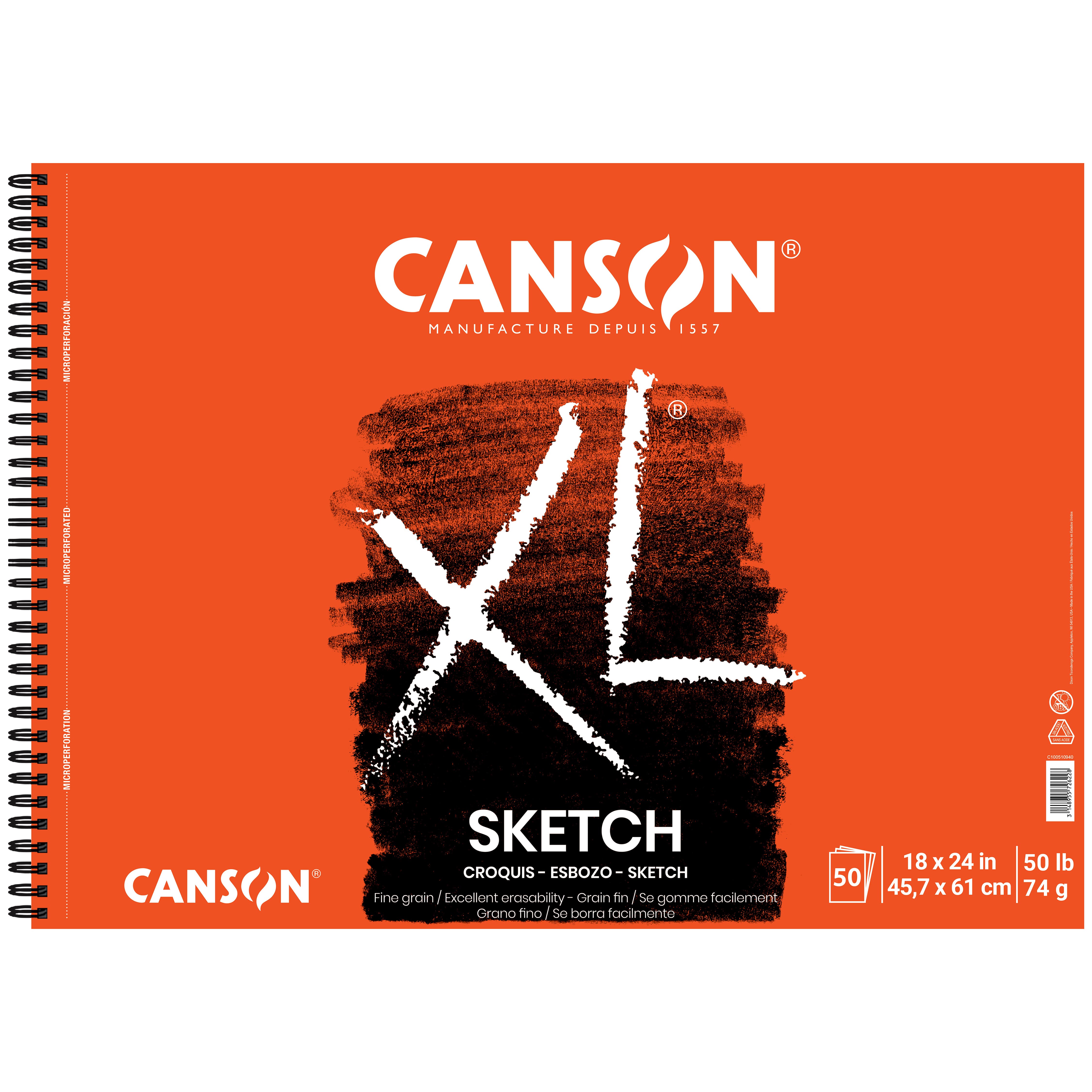 Canson XL Series Marker Paper Pad 100 sheets  A4 and A3  Artzo India