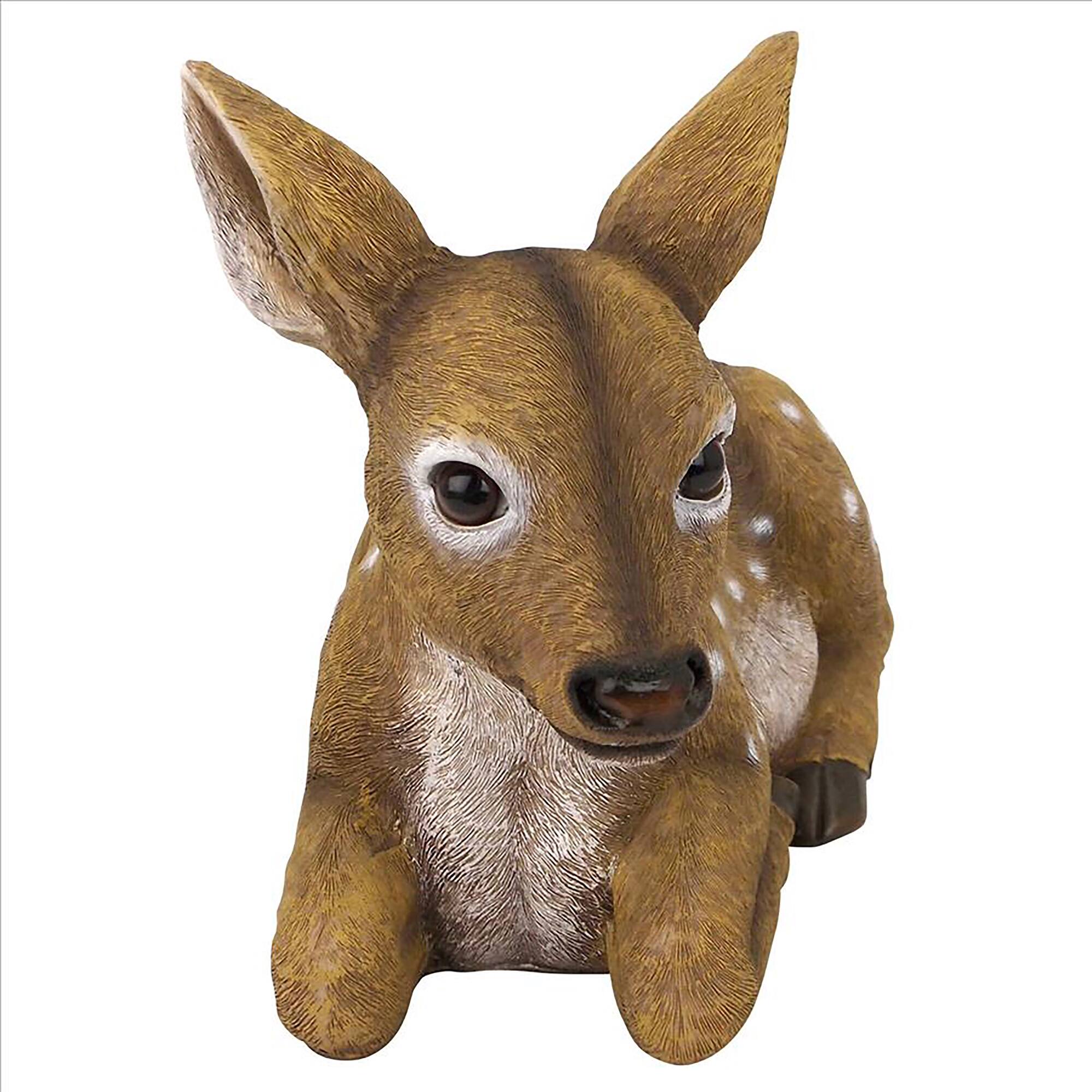 Design Toscano 14.5&#x22; Darby the Forest Fawn Baby Deer Statue