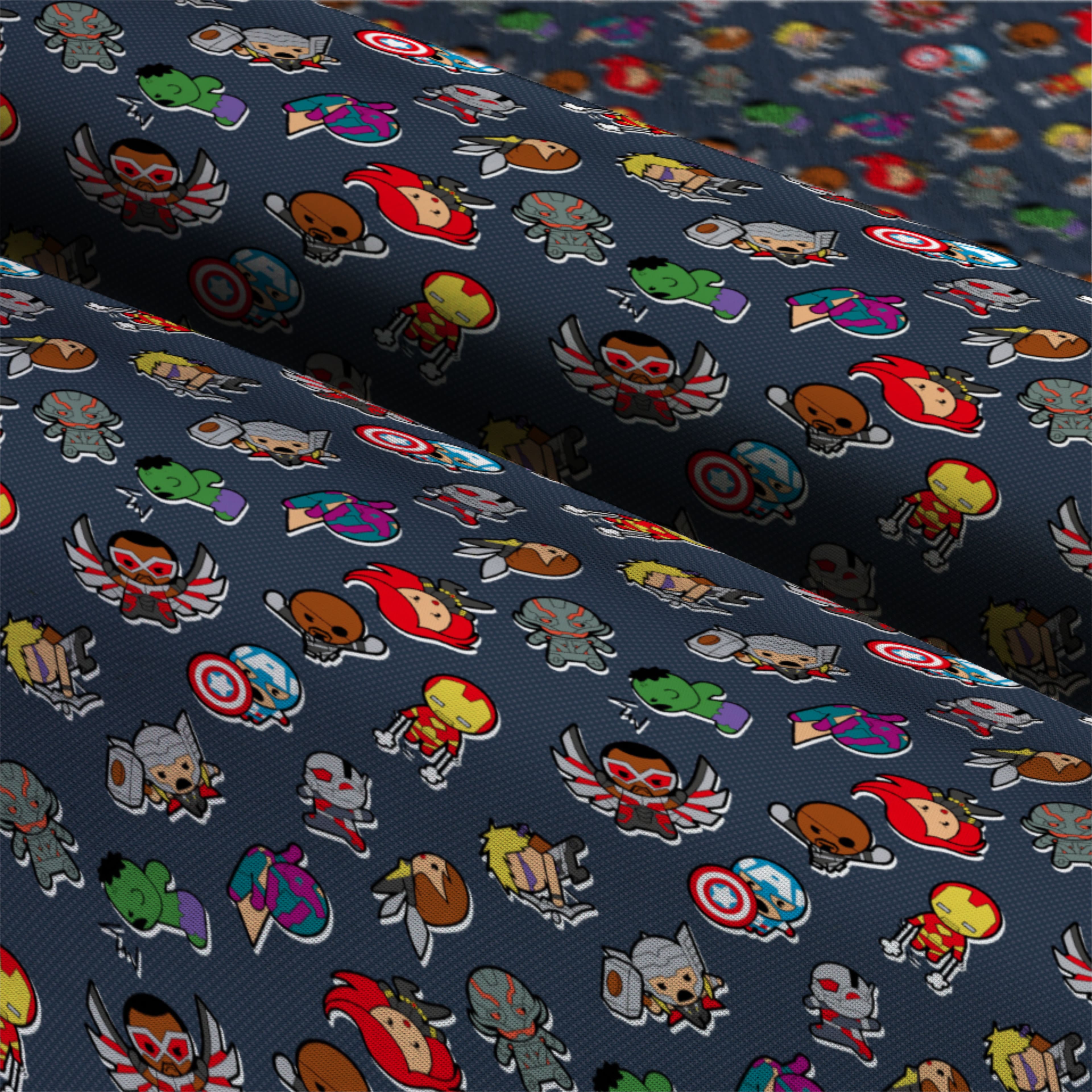 Marvel® Avengers Cute Characters Cotton Fabric