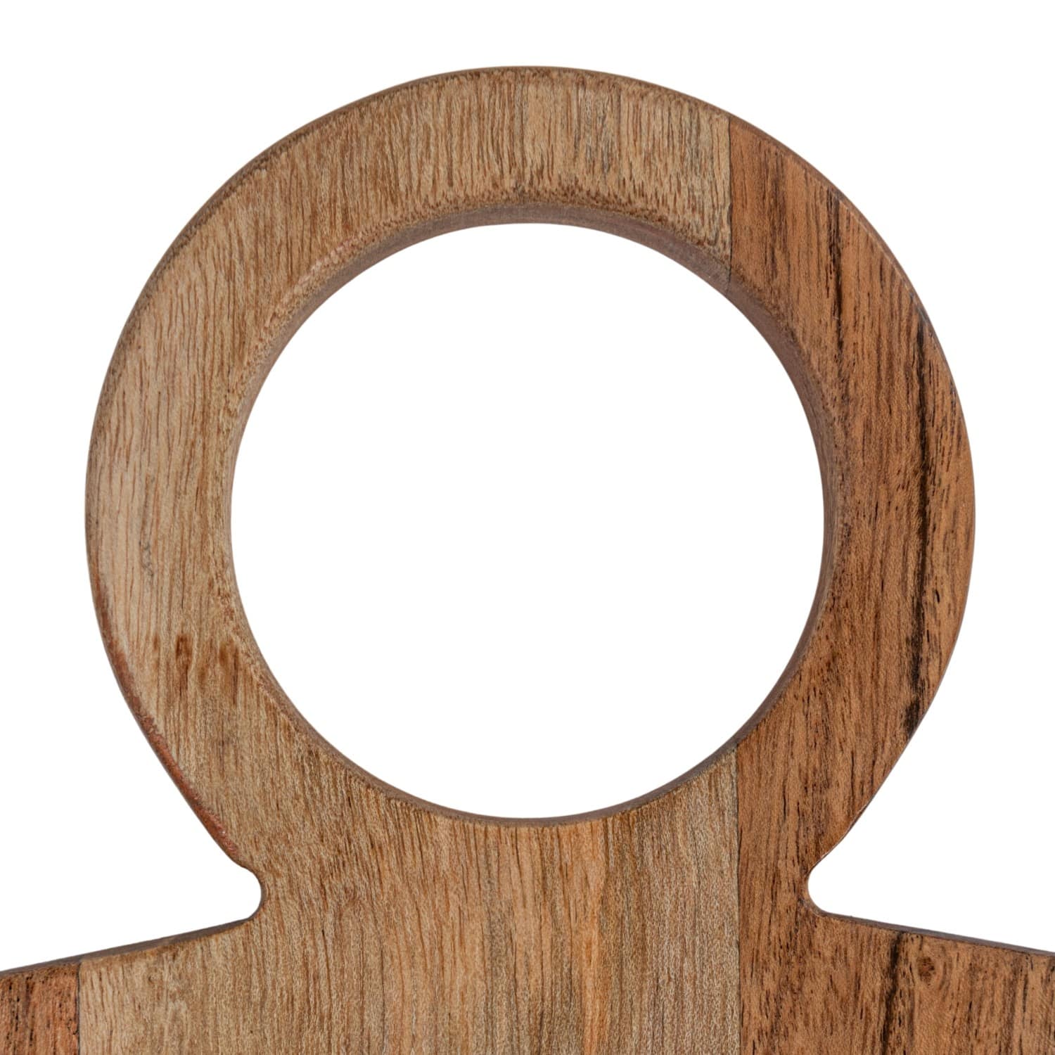 Hello Honey® 15.75" Natural Oval Handled Acacia Wood Cheese & Cutting Board