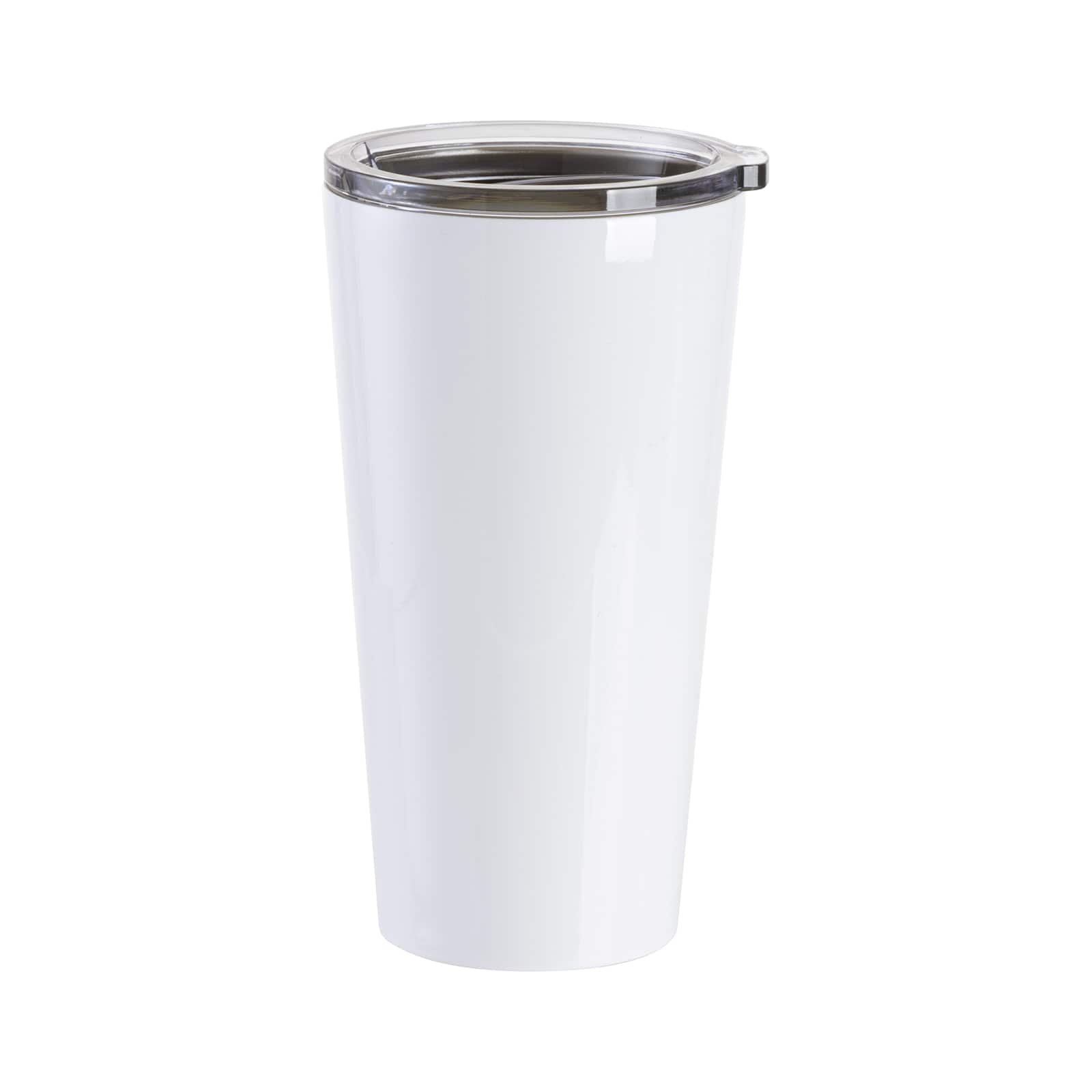 16 oz Sublimation Shimmering Glitter Stainless Steel Tumbler with Lid, 4 ct - White by Craft Express | Michaels