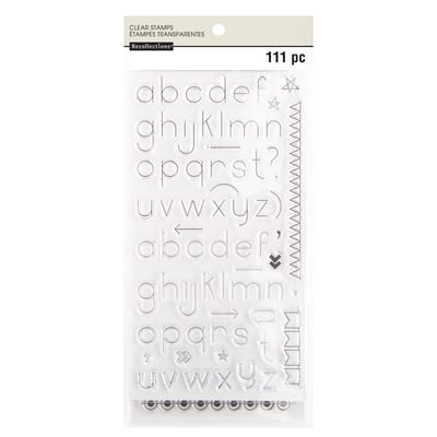 Alphabet Clear Stamps by Recollections™ | Michaels