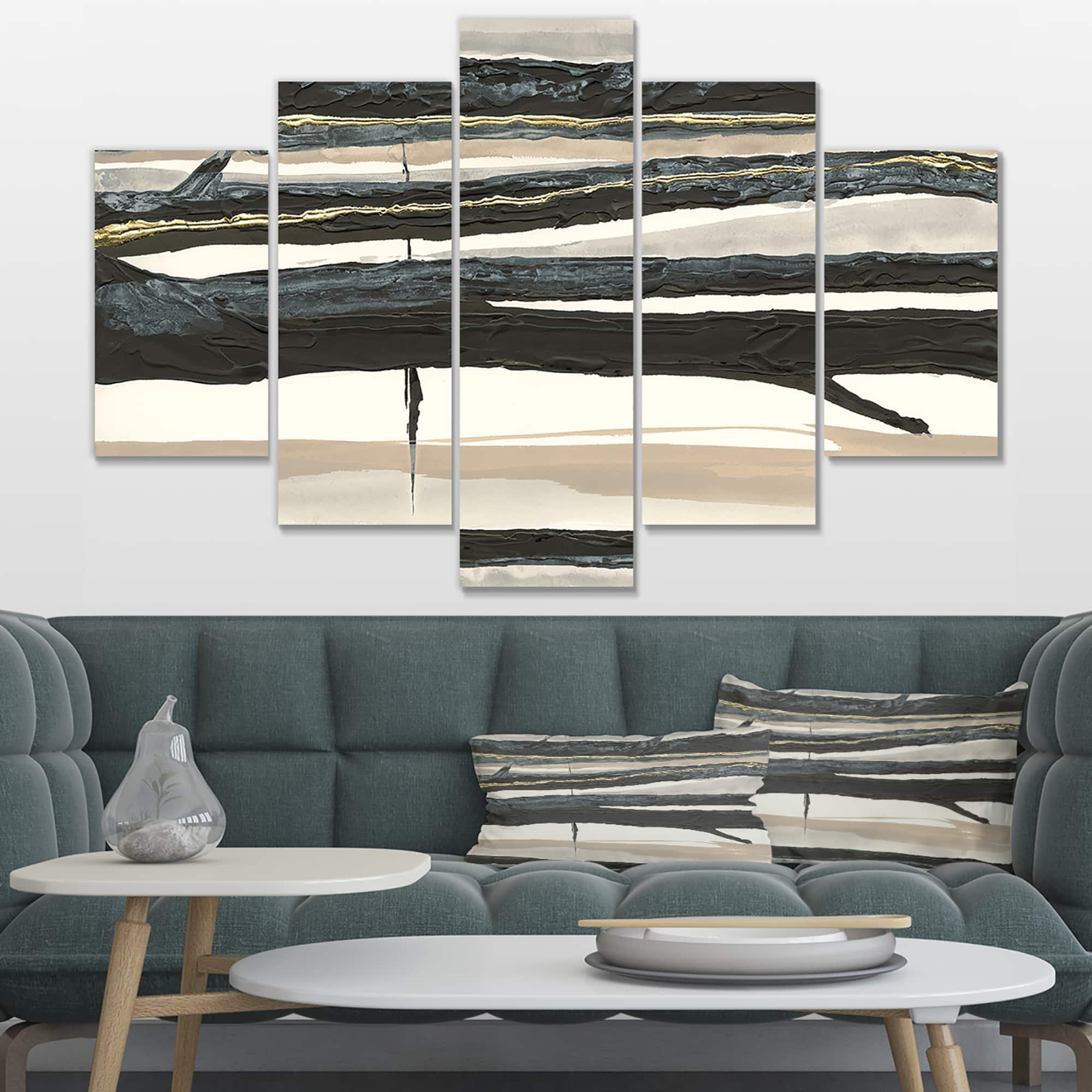 Designart - Forest Silhouette II - Modern Farmhouse Premium Canvas Wall Art