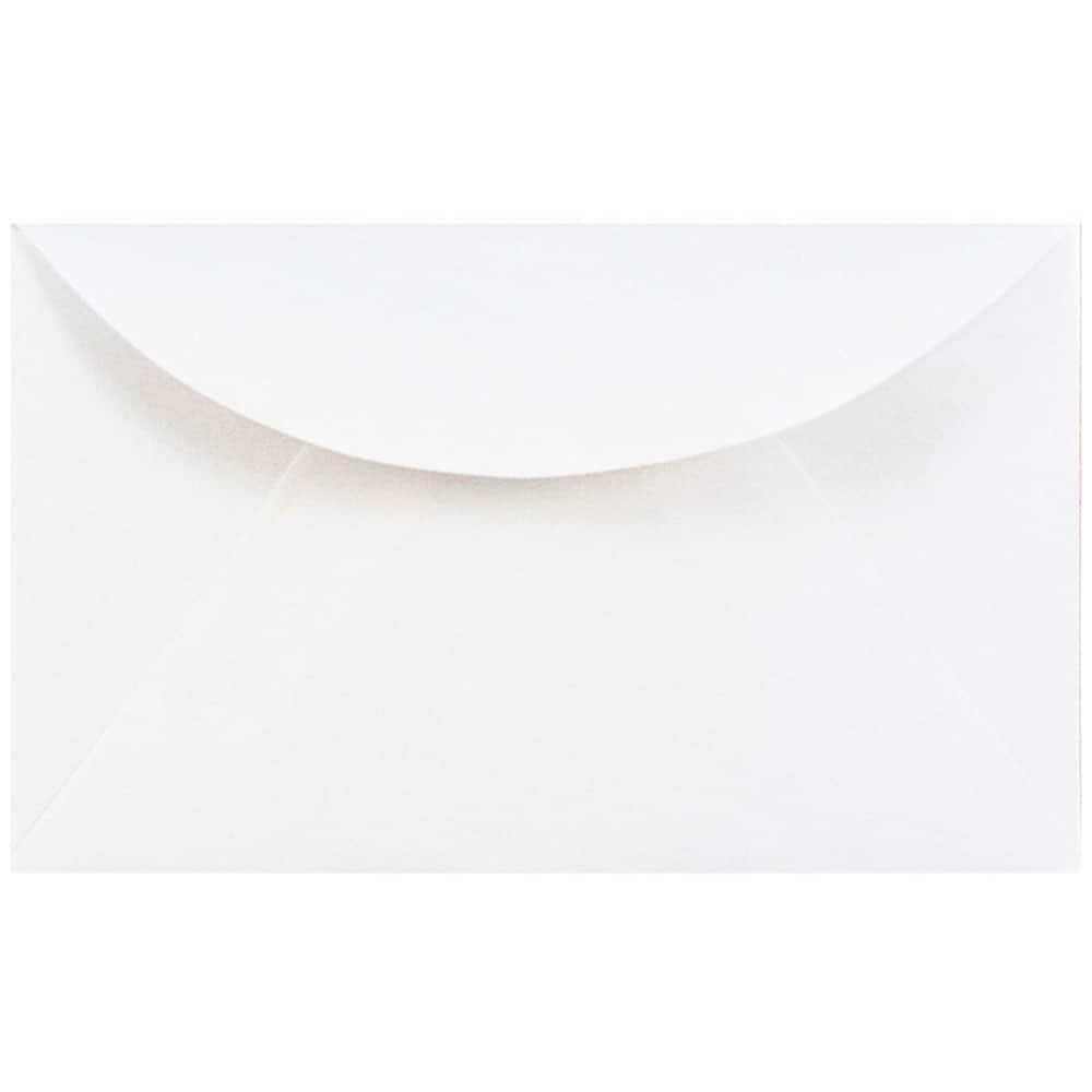 JAM Paper White 3Drug Mini Envelopes, 100ct.