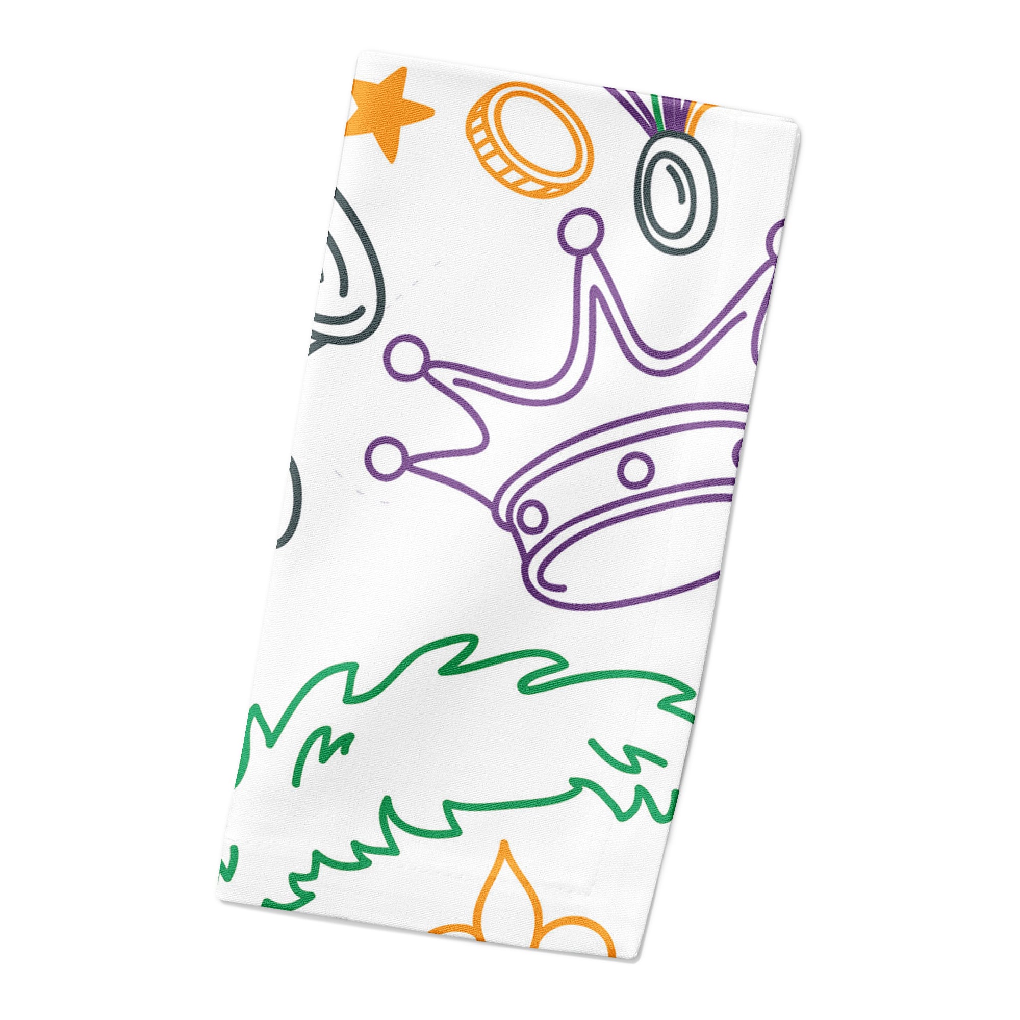 Mardi Gras Graffiti Cloth Napkin