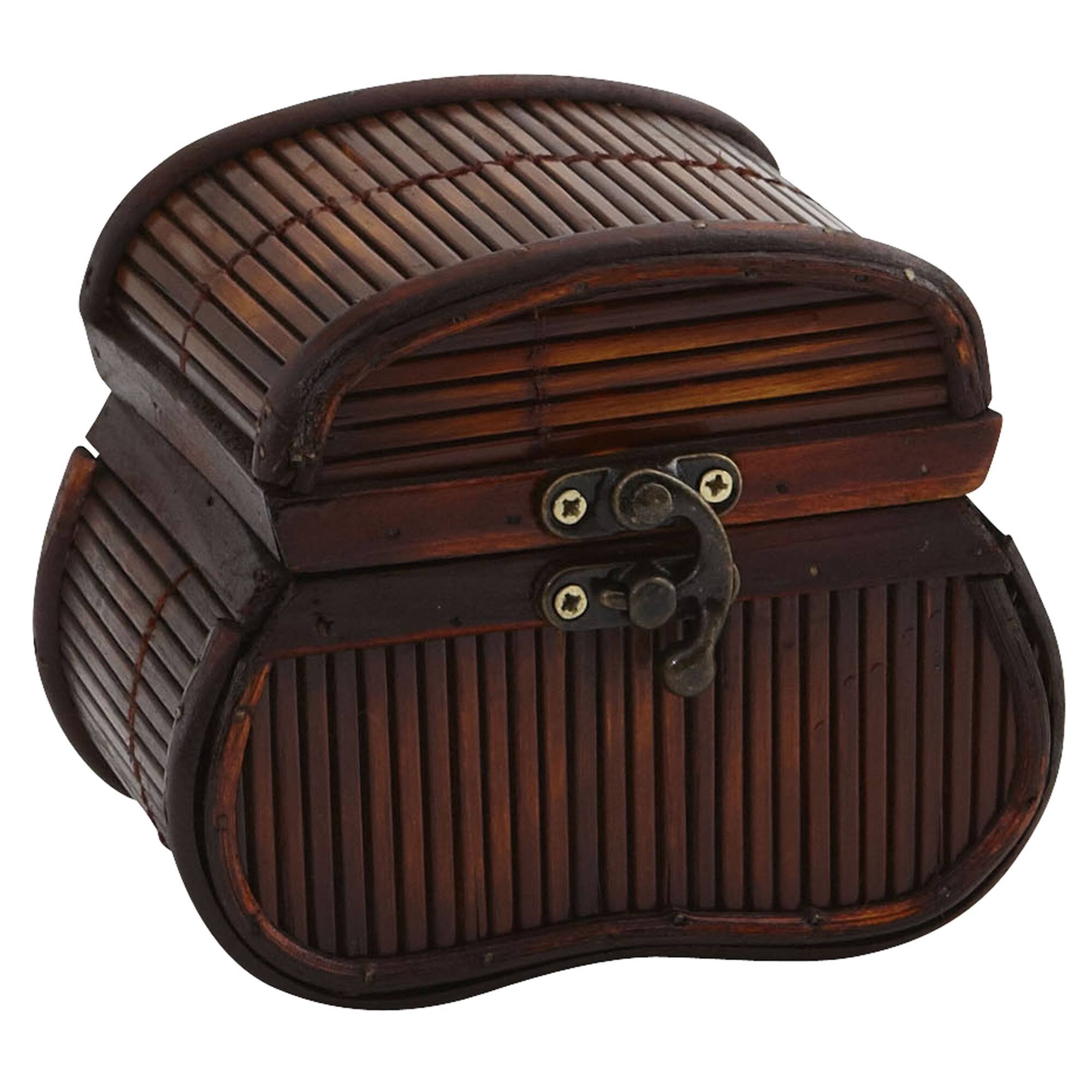 4&#x22; Bamboo Chests, 3ct.