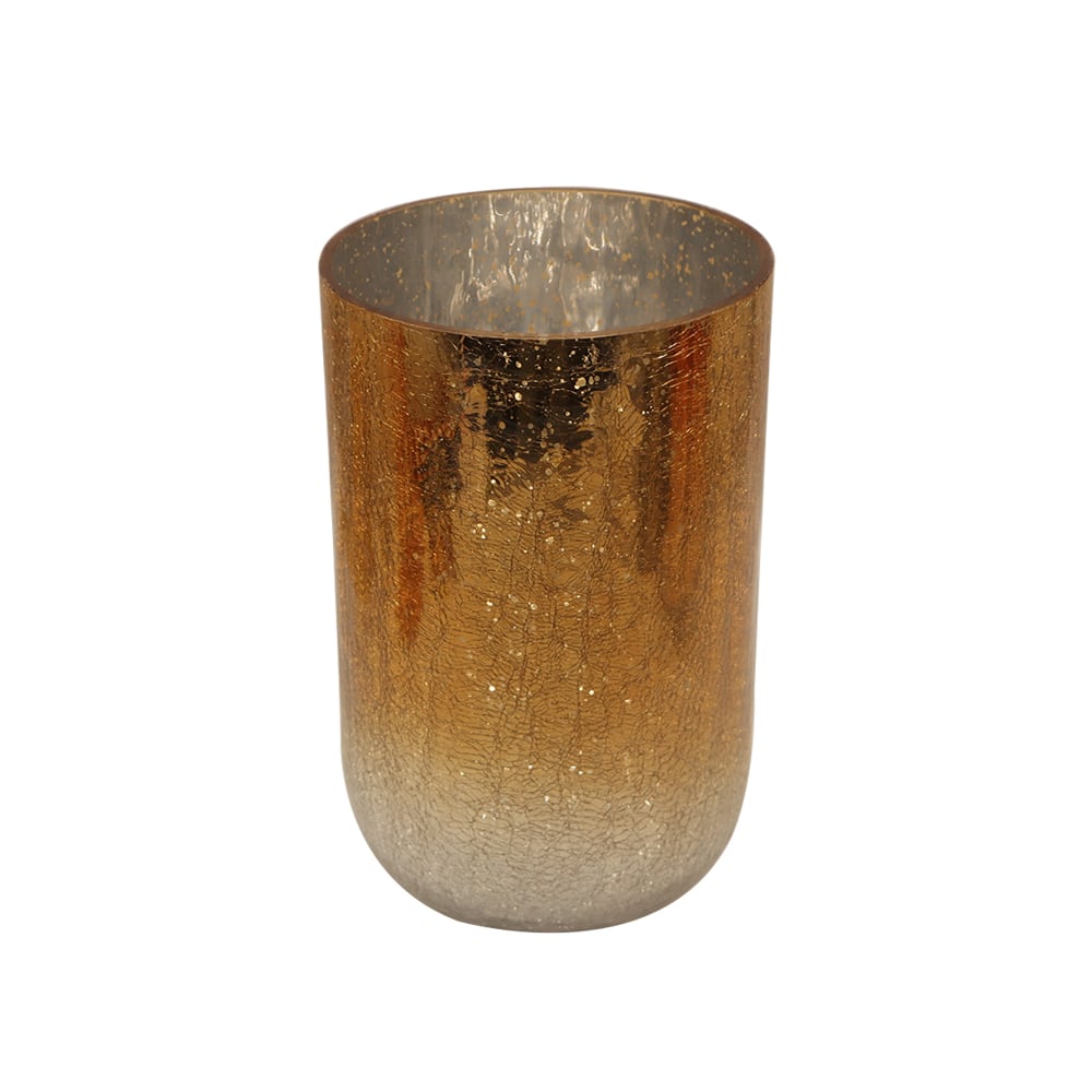 9.5&#x22; Ombre Glass Hurricane Candle Holder by Ashland