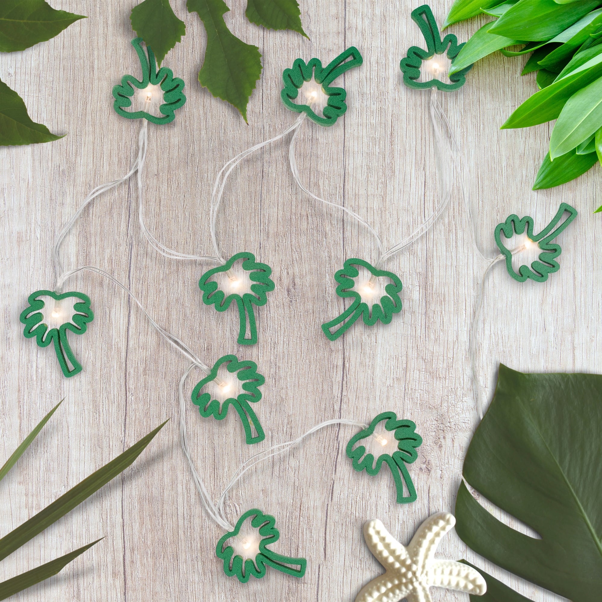 10ct. LED Palm Tree Fairy Lights Set
