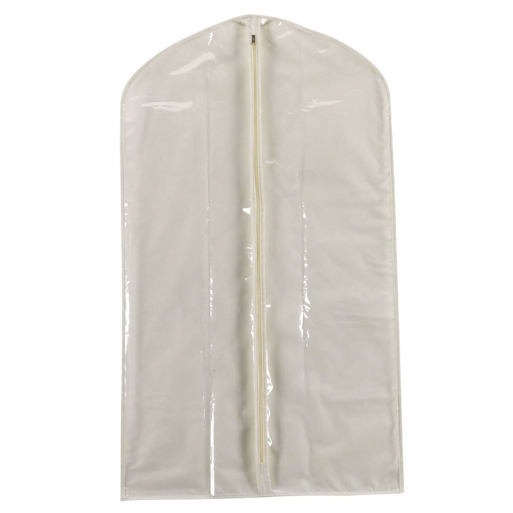 Household Essentials 42" White Suit Protector Garment Bag