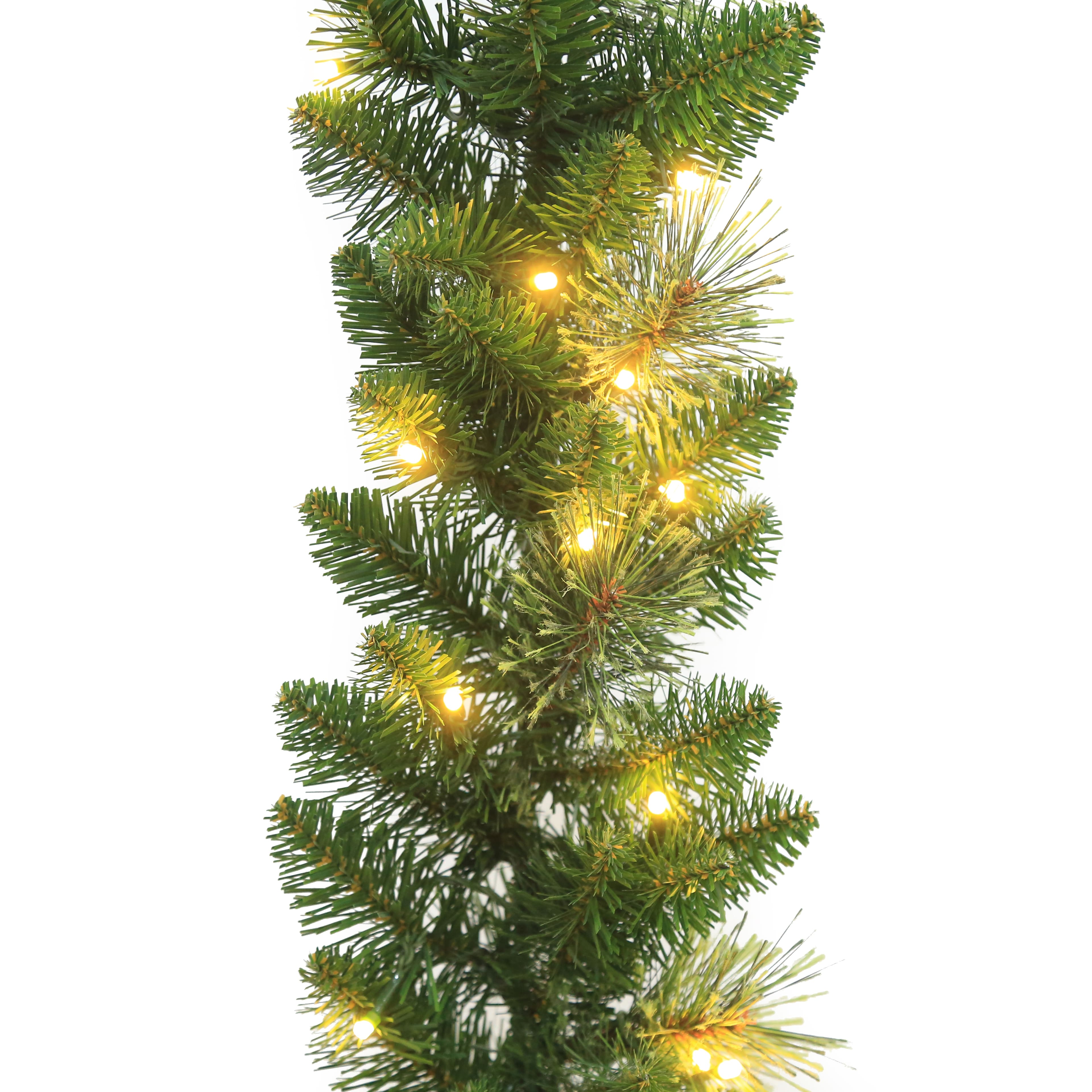 5pc. Pre-Lit Artificial Christmas Tree, Wreath, &#x26; Garland Entryway Set, Colour Changing LED Lights by Ashland&#xAE;