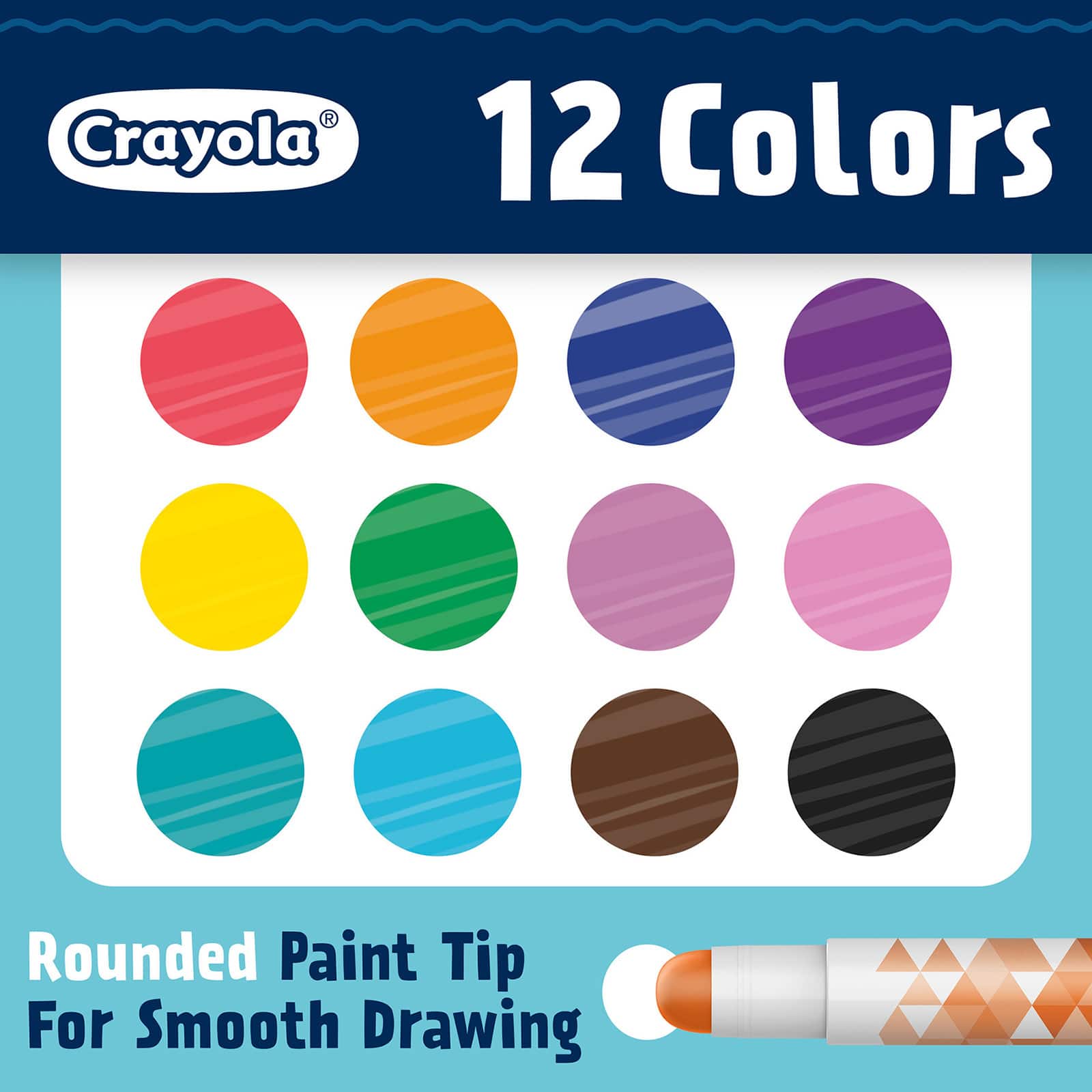 Crayola® Acrylic Paint Doodle Sticks, 2 Packs of 12