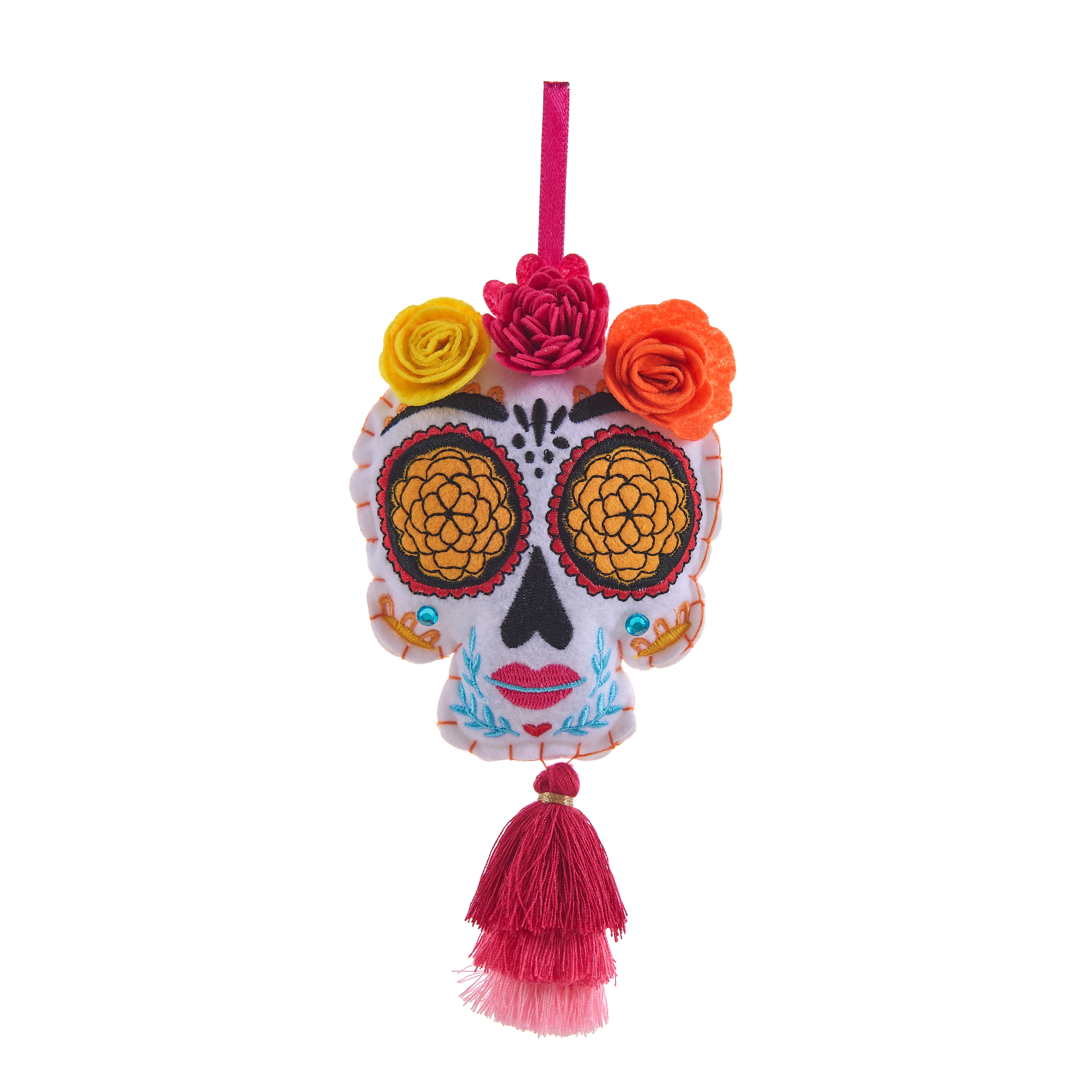 Embroidered Felt Sugar Skull by Ashland&#xAE;