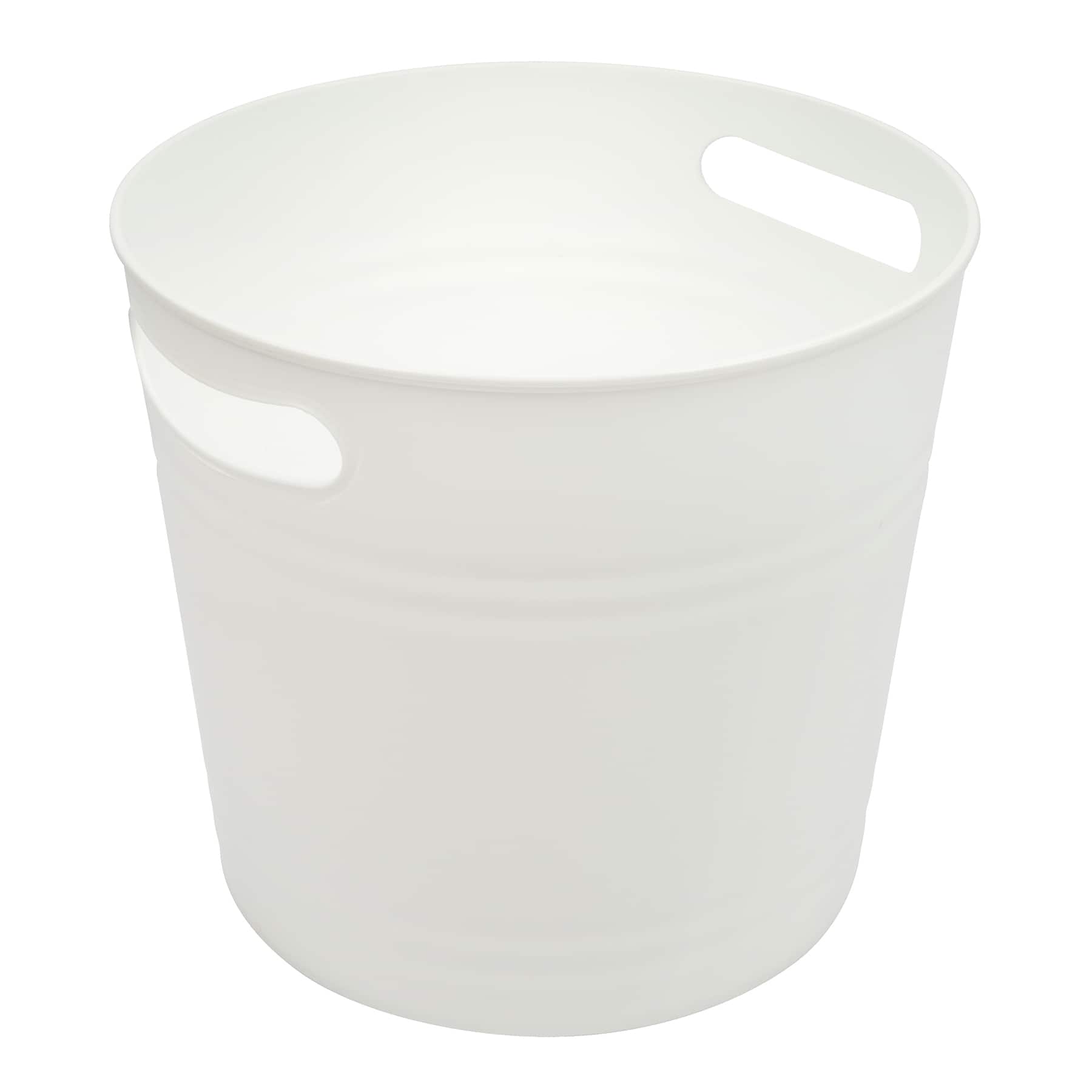 9.5" White Plastic Ice Pail by Celebrate It™