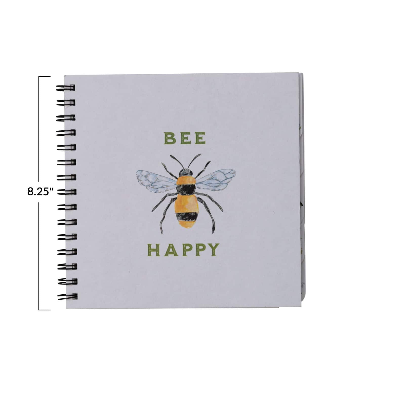 Bee Happy Spiral Bound Journal