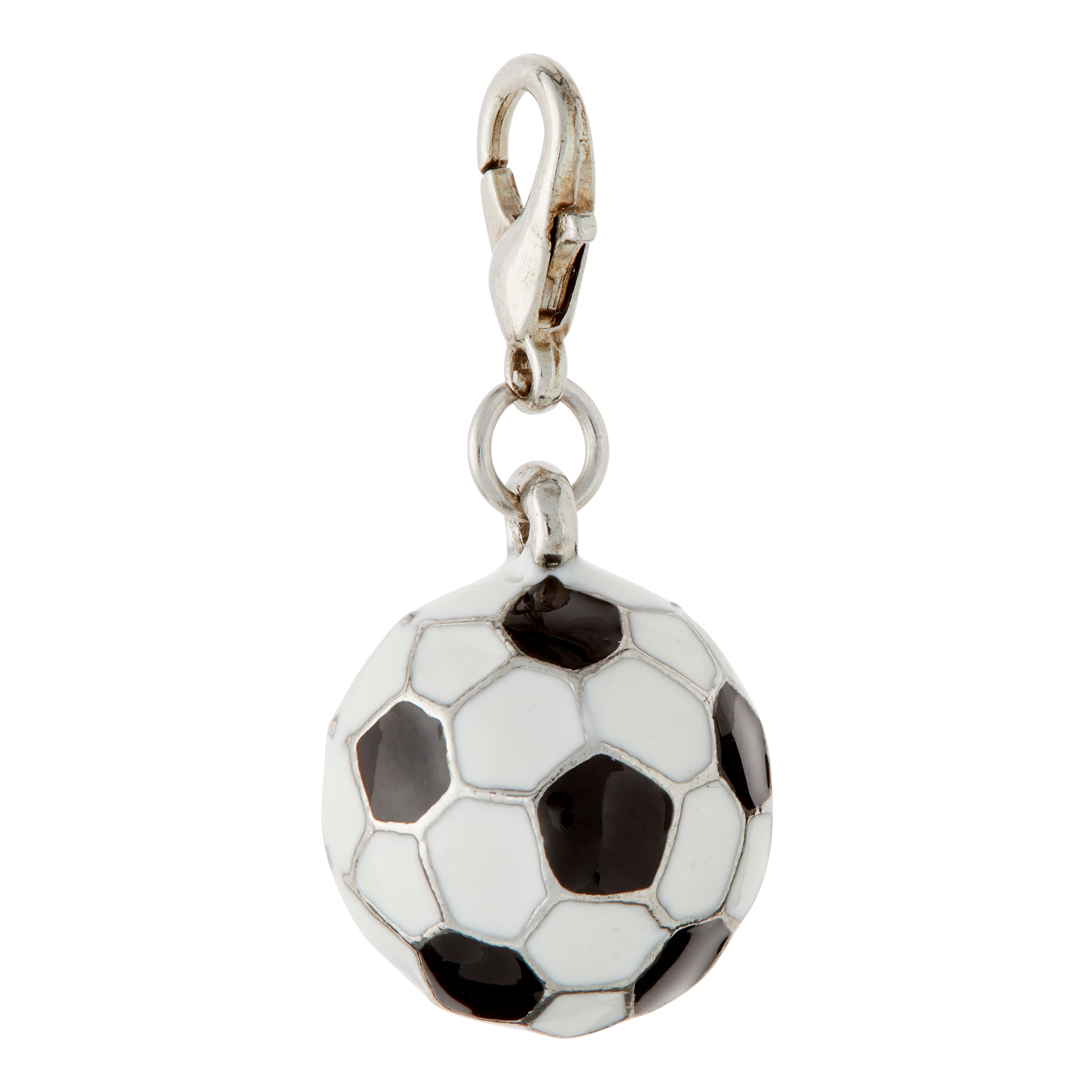 12 Pack: 3D Soccer Charm by Bead Landing™