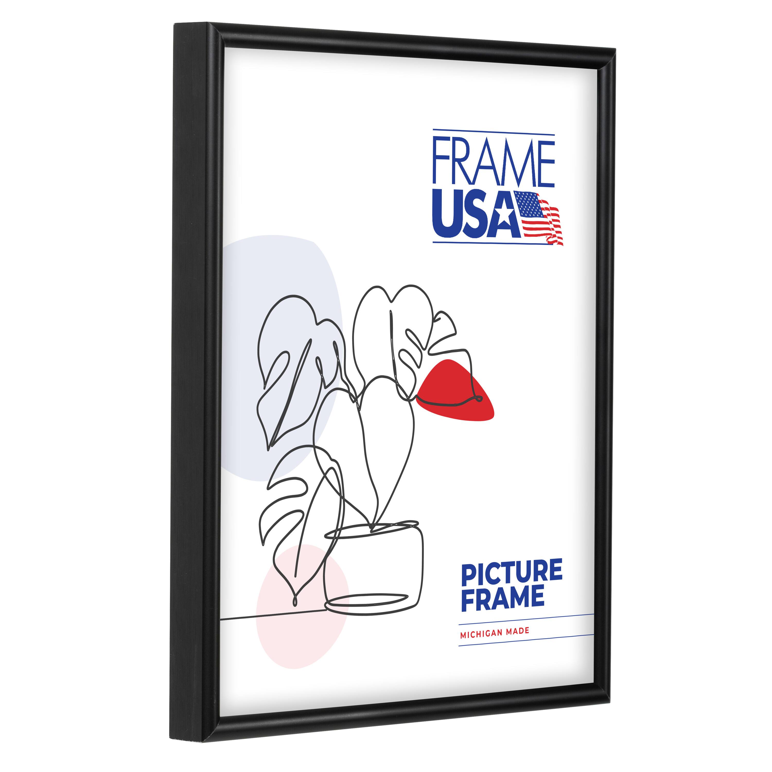 Frame USA Metal II Black Single Image Picture Frame