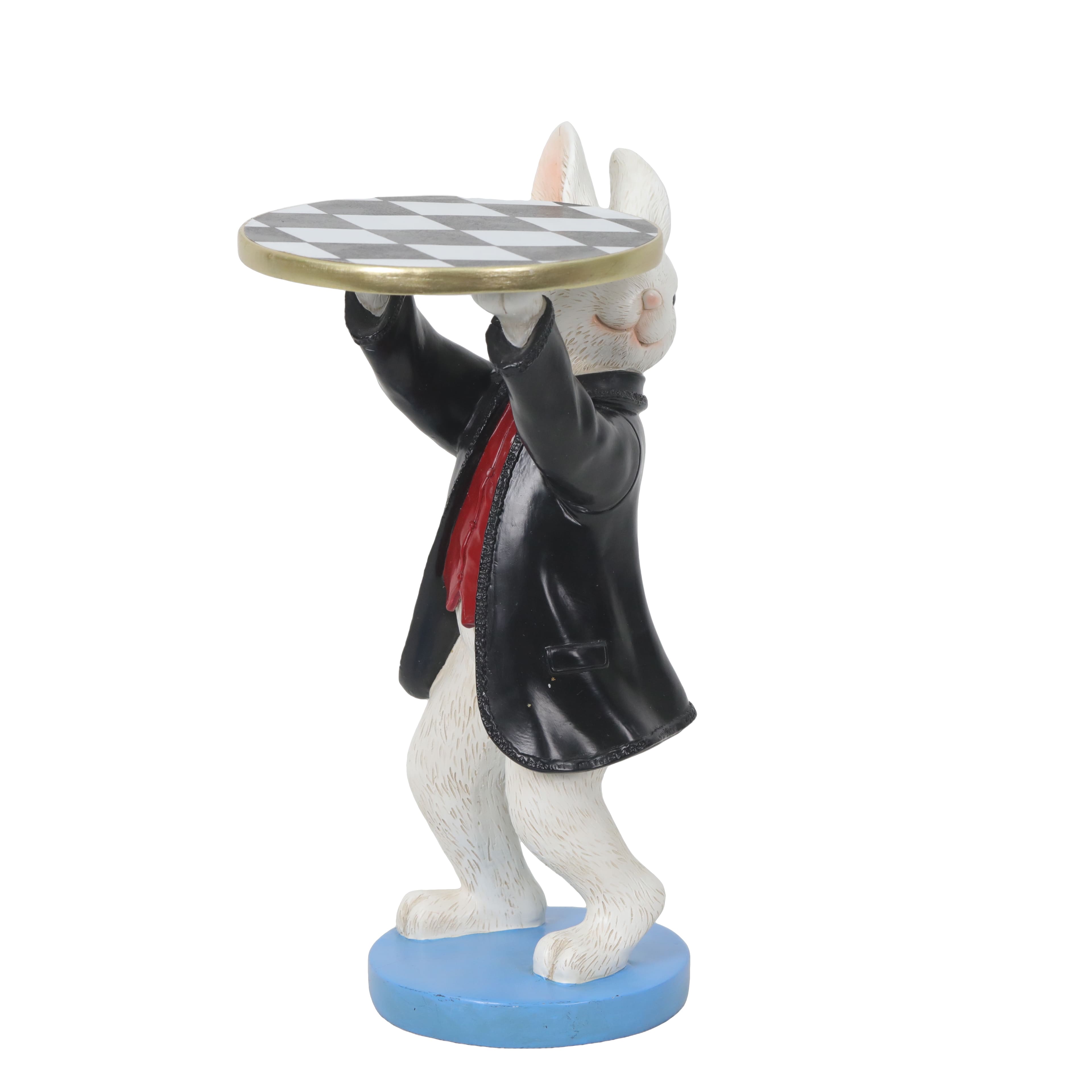 11.25&#x22; Rabbit with Plate Tabletop D&#xE9;cor by Ashland&#xAE;