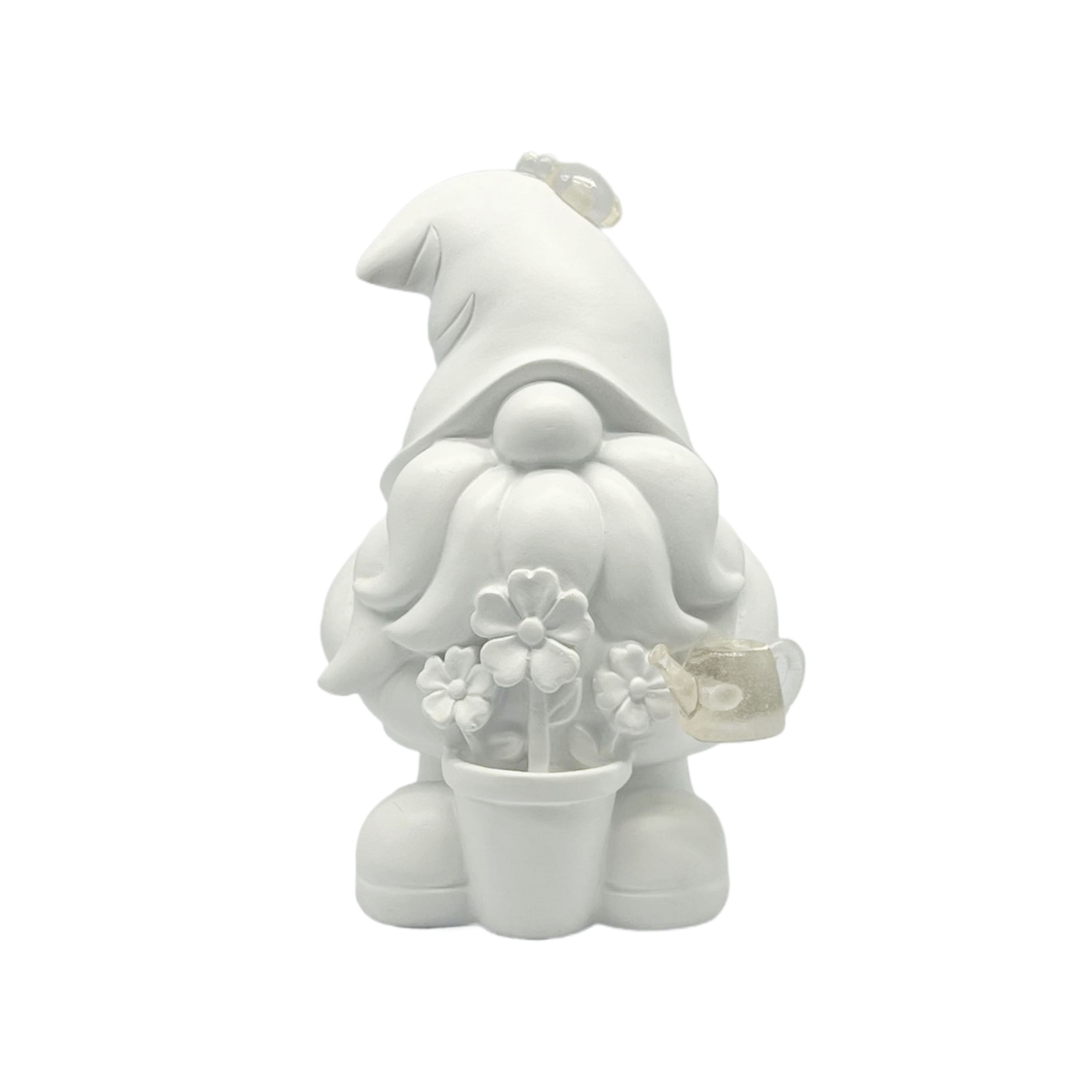 7" Solar LED Gnome with Flowers DIY Décor by Make Market®