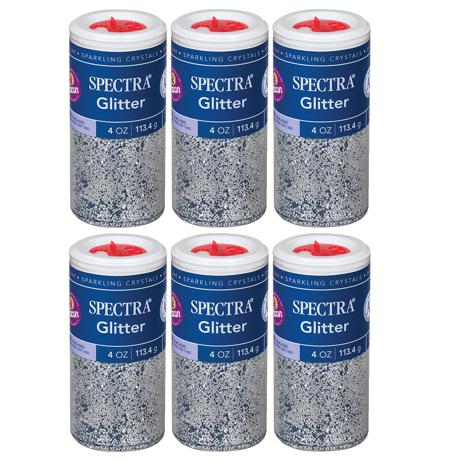 4 Packs: 6 ct. (24 total) Spectra® Glitter Jars, 4oz.